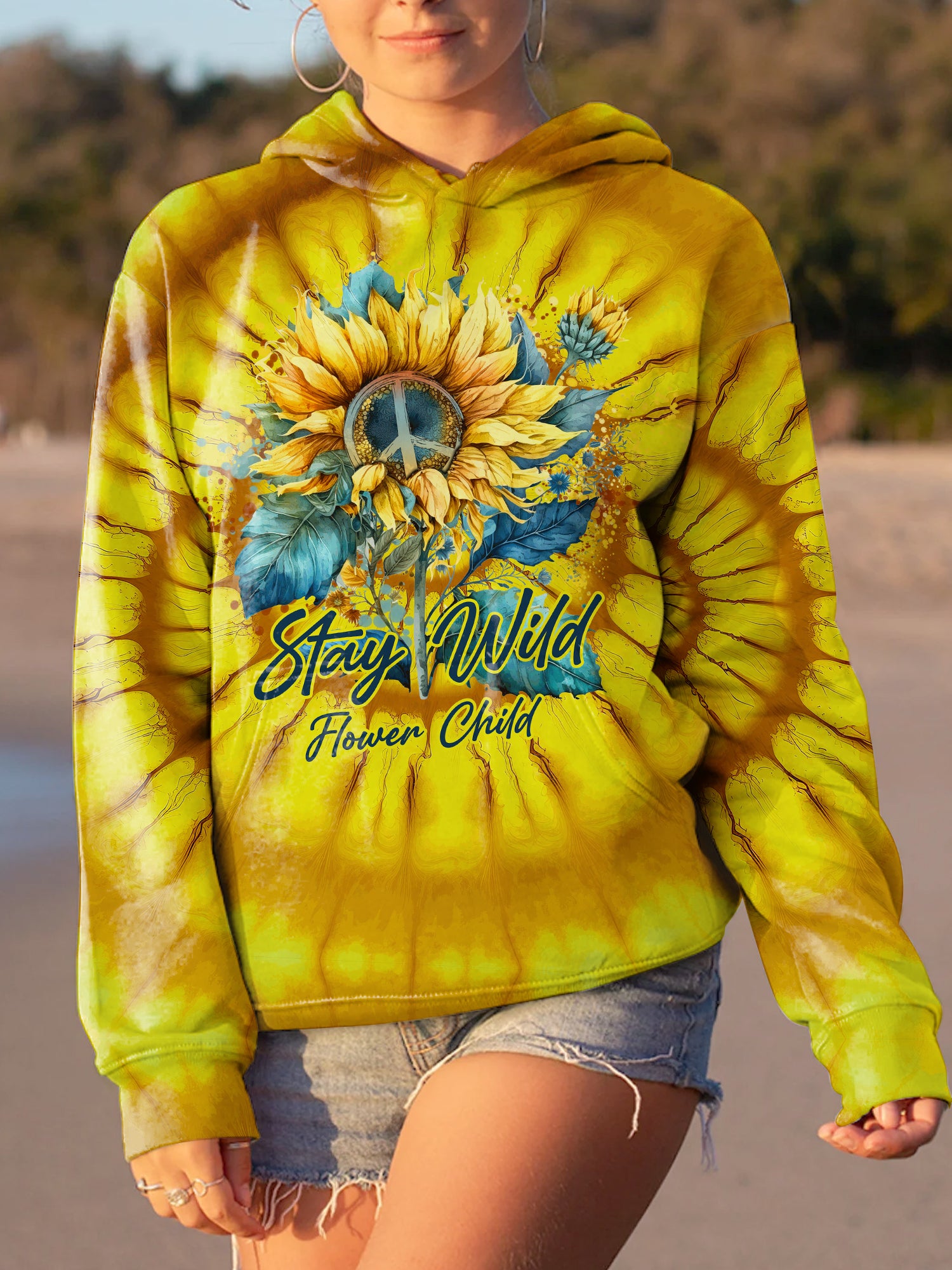 STAY WILD FLOWER CHILD ALL OVER PRINT - TYTD05042