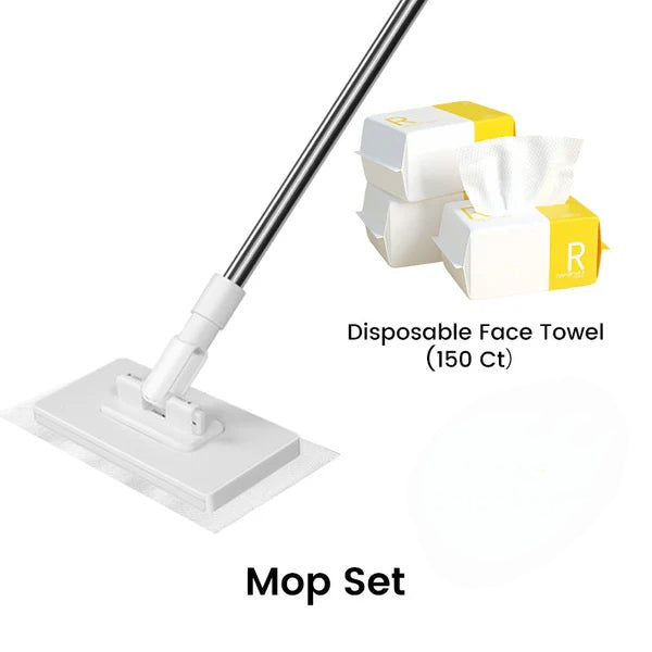 💥 Last Day 50% OFF!💥Disposable Dust Mop with 4 Reusable Cloths