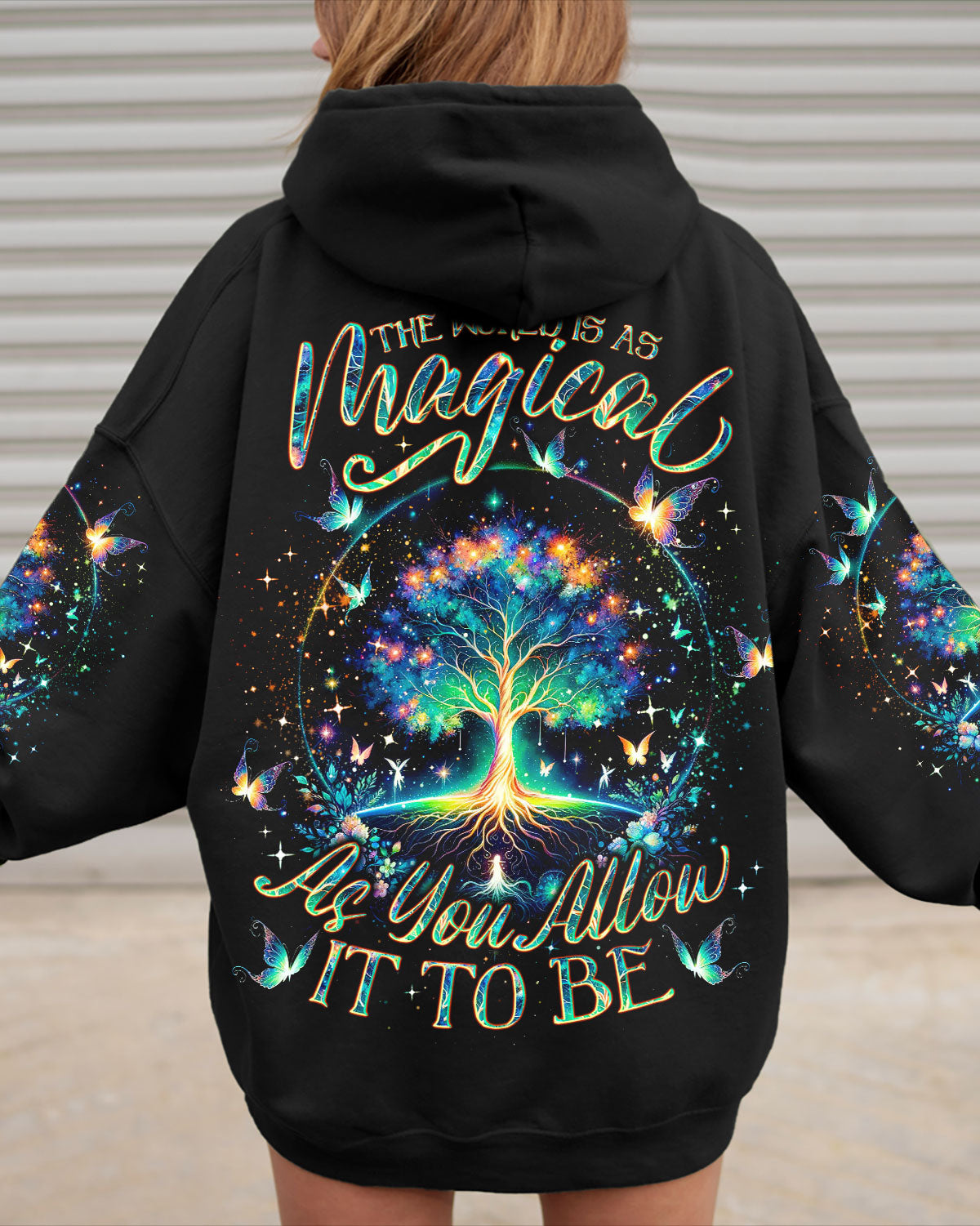 THE WORLD IS AS MAGICAL TREE OF LIFE ALL OVER PRINT - TLNO0801241