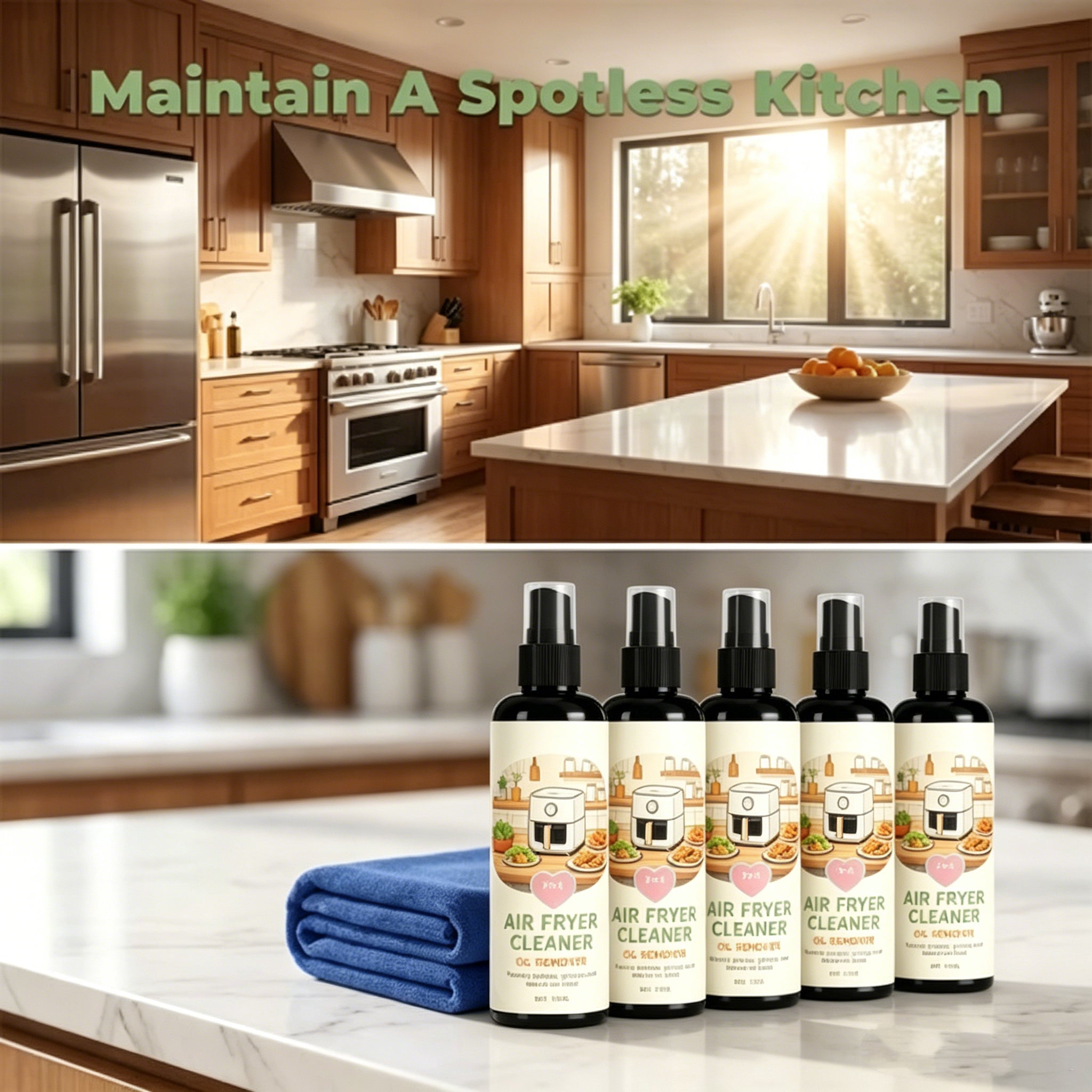 🔥 Sale 50% OFF!✨2-in-1 Air Fryer Cleaner and Degreaser Spray