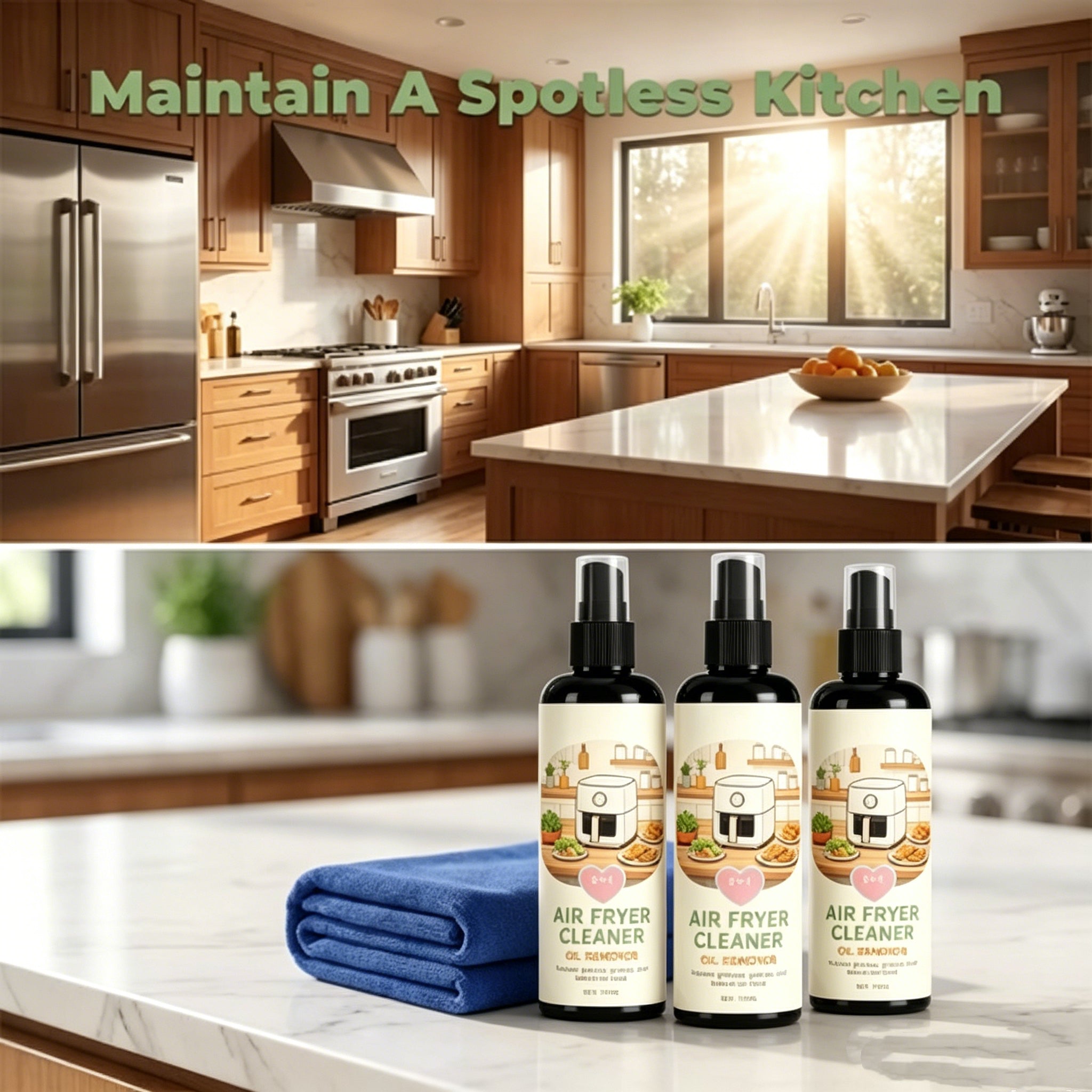 🔥 Sale 50% OFF!✨2-in-1 Air Fryer Cleaner and Degreaser Spray