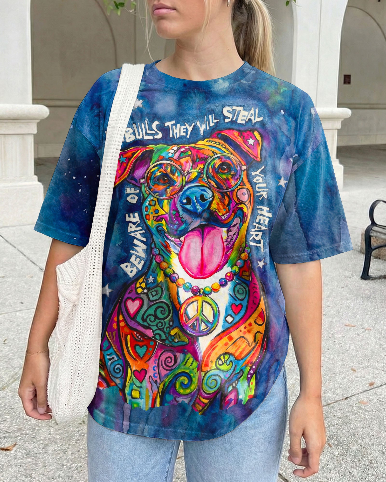 PITBULL THEY WILL STEAL YOUR HEART ALL OVER PRINT - KM0904262