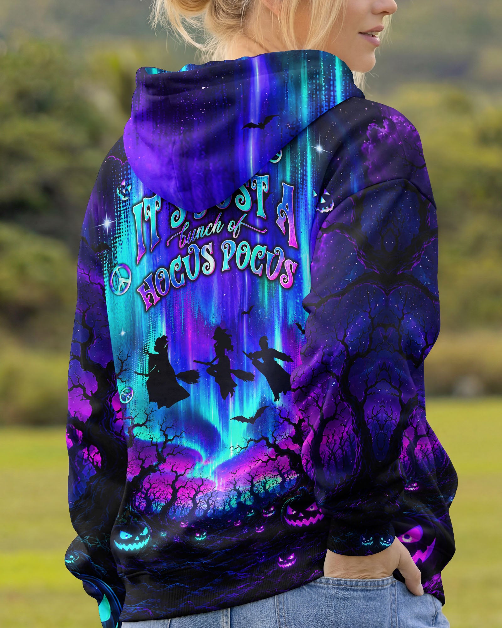 BUNCH OF HOCUS POCUS WITCH HALLOWEEN ALL OVER PRINT  - TLNT1607263