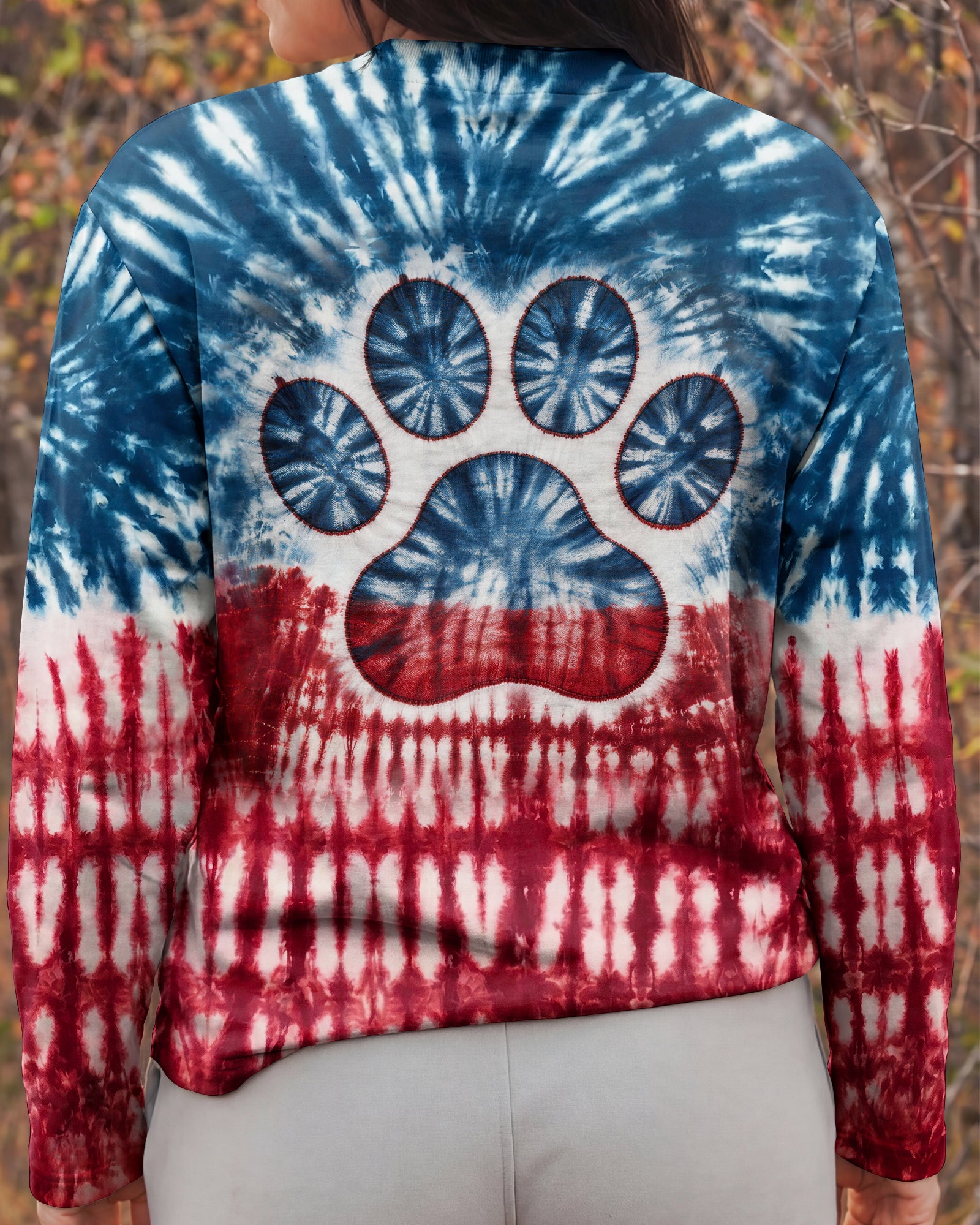 DOG MAMA RED WHITE & BLUE  ALL OVER PRINT  - TLNT2204263