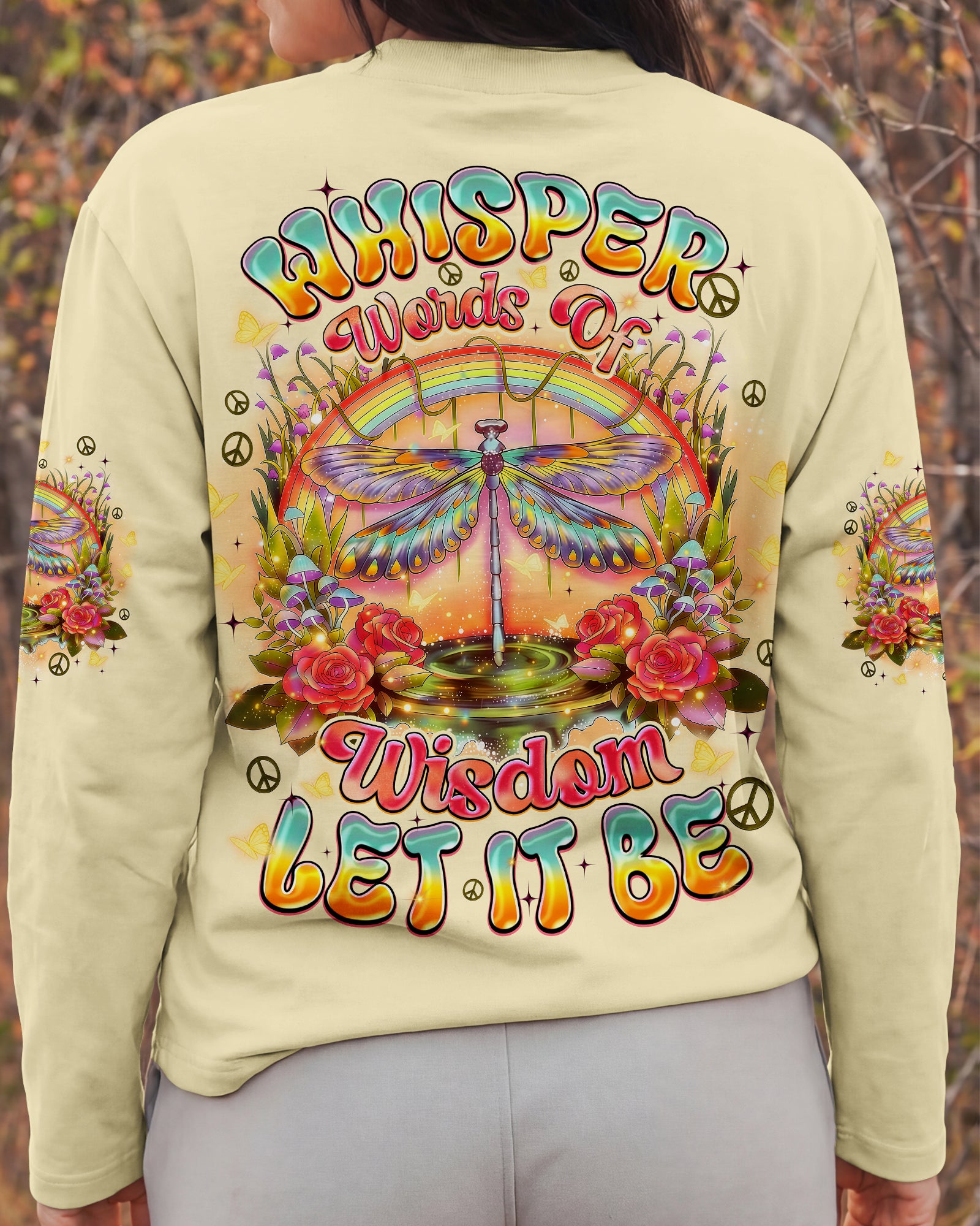 WHISPER WORDS OF WISDOM LET IT BE DRAGONFLY ALL OVER PRINT - TYQY3001261