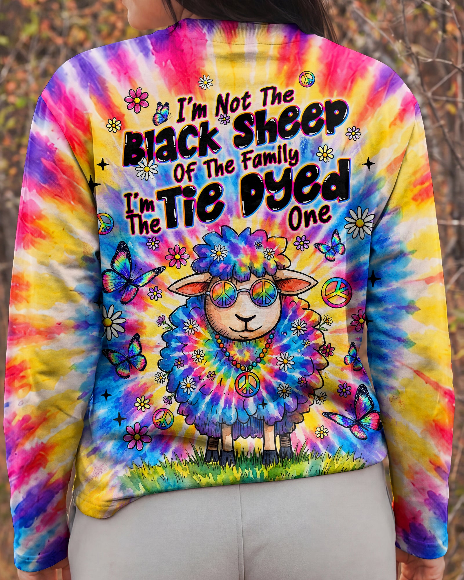 I'M NOT THE BLACK SHEEP SWIRL ALL OVER PRINT - TLNT1307262