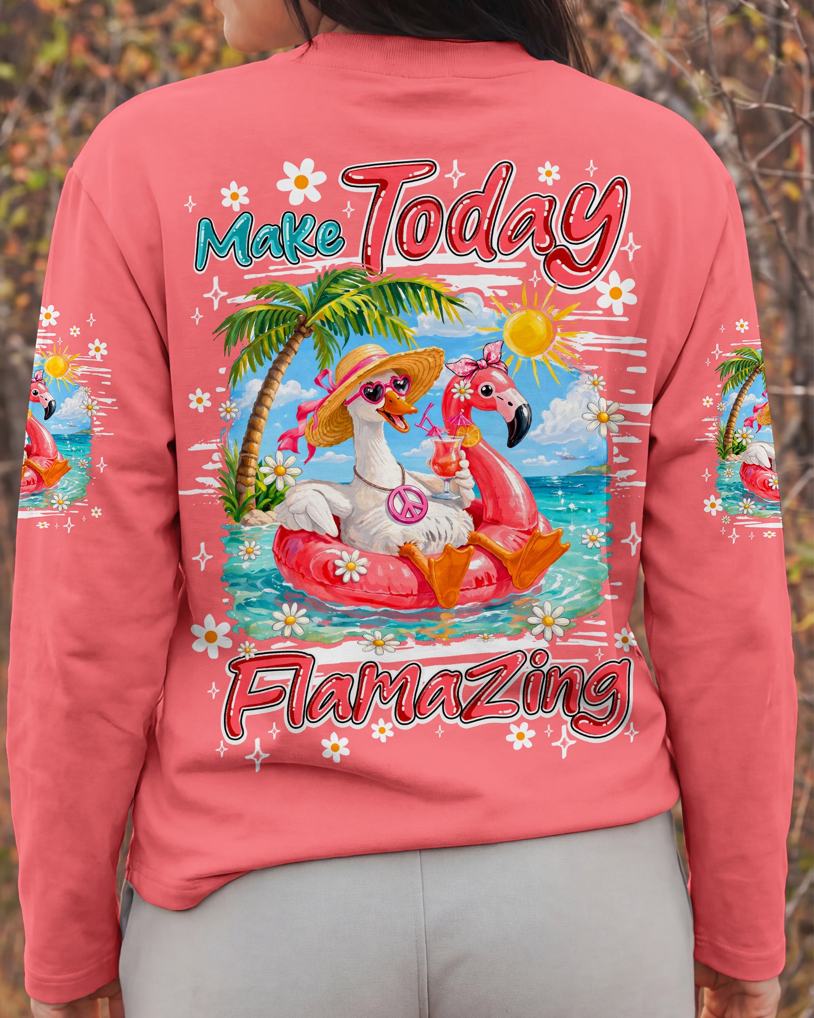 MAKE TODAY FLAMAZING GOOSE ALL OVER PRINT - TY2204262