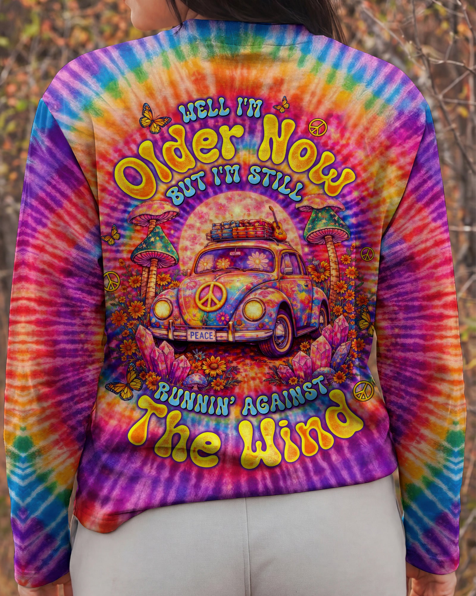 RUNNING AGAINST THE WIND CAR SWIRL ALL OVER PRINT  - TLTW2502261