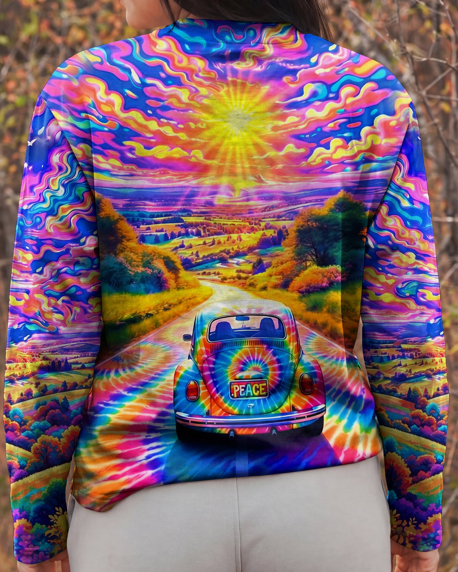 RADIANT HIPPIE CAR ALL OVER PRINT - YHHG0402263