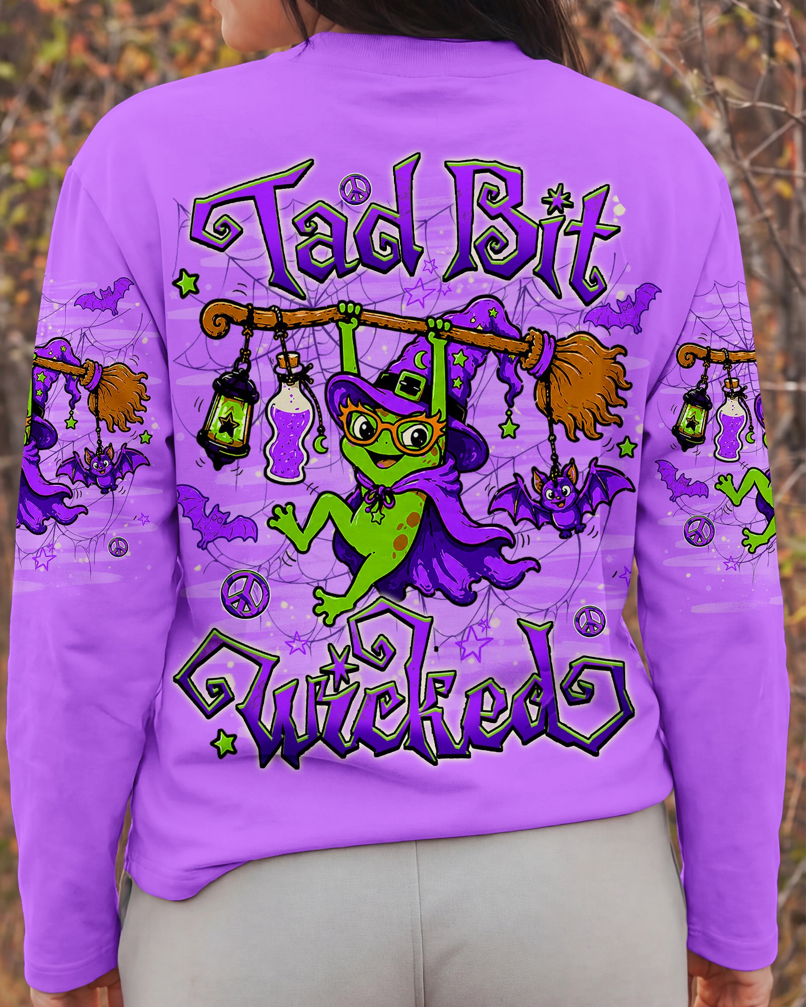TAD BIT WICKED FROG HALLOWEEN ALL OVER PRINT - TLHN2407263