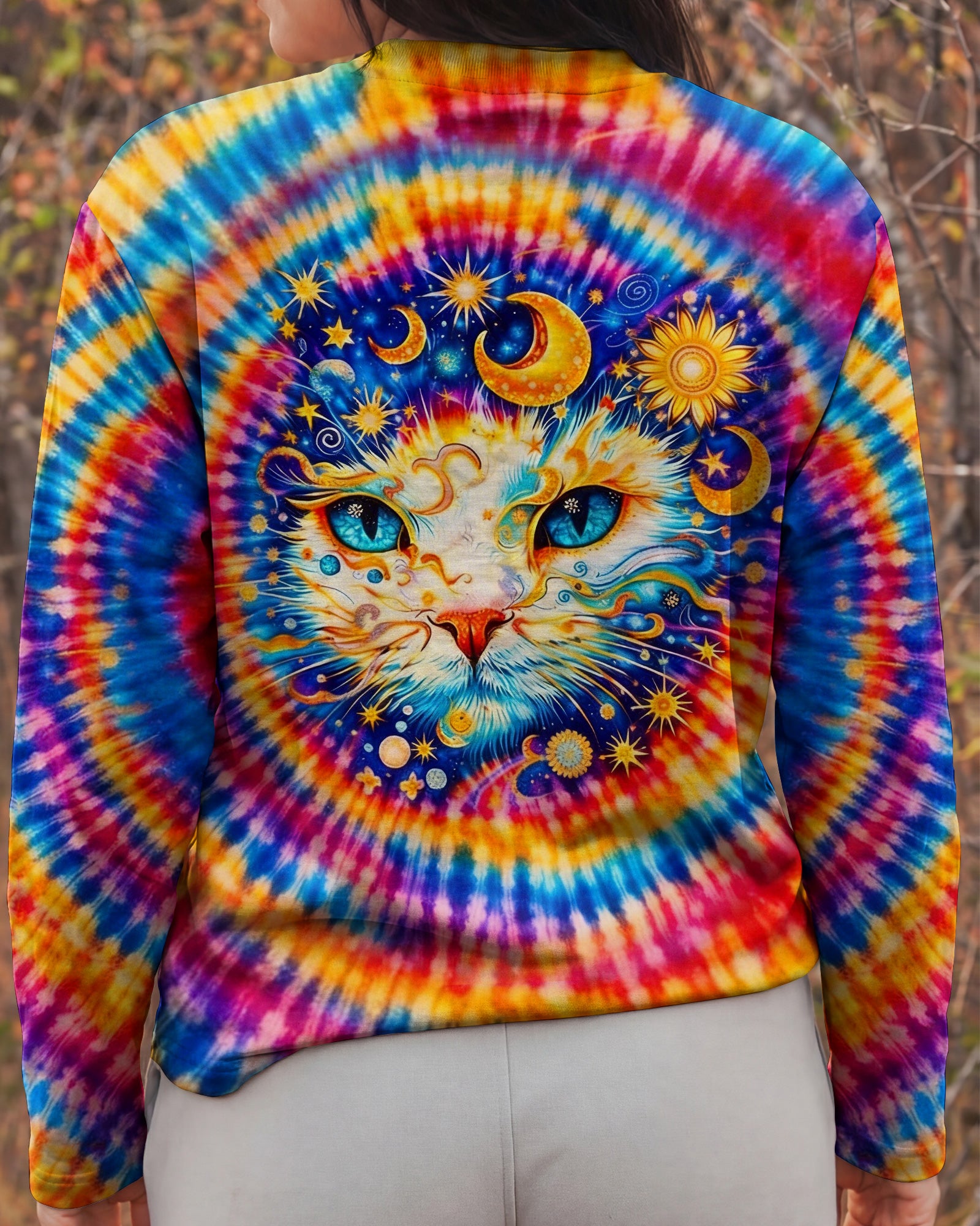 CELESTIAL CAT SWIRL ALL OVER PRINT - TLHN0203262