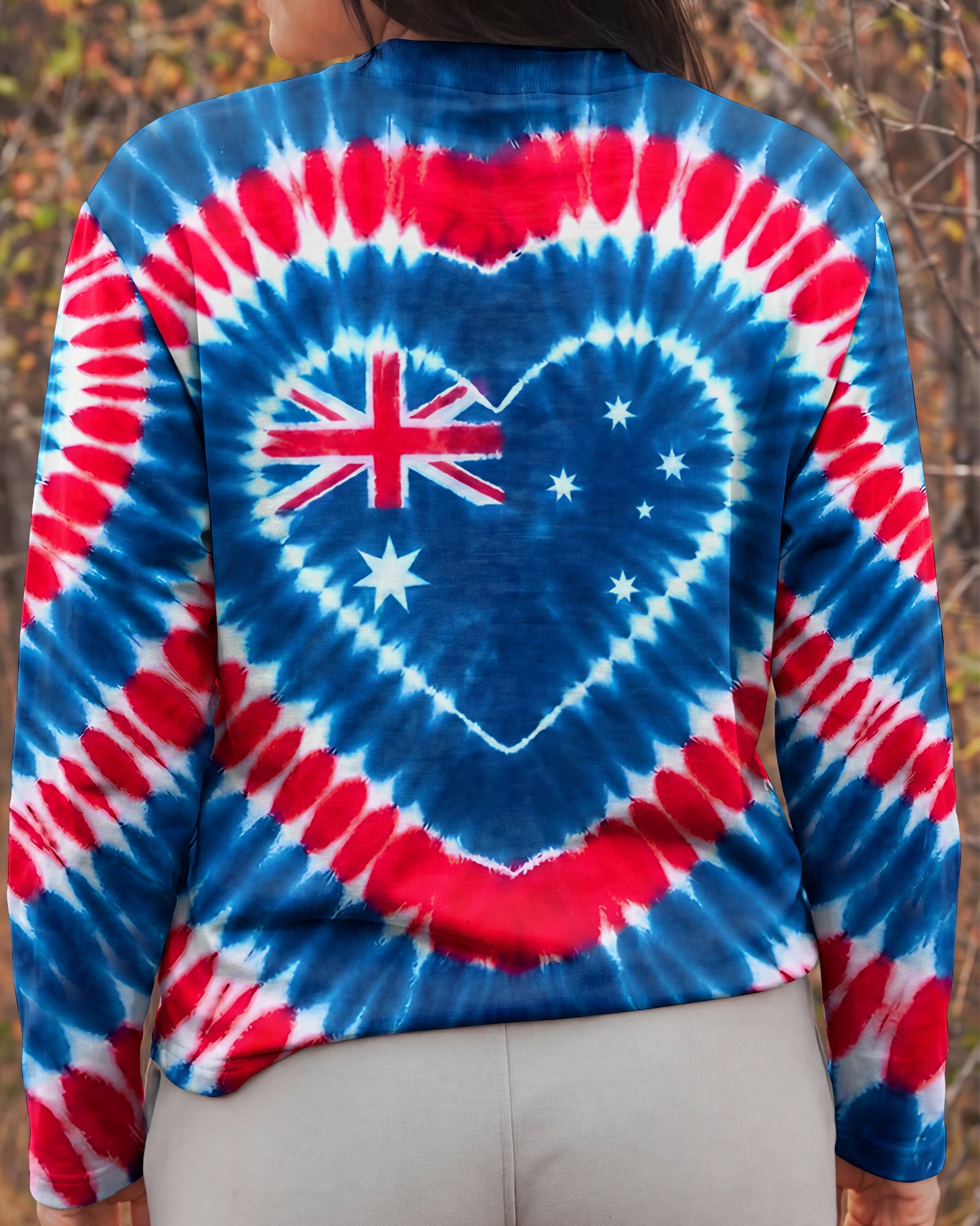 AUSTRALIA FLAG HEART ALL OVER PRINT - TYPQ1106263