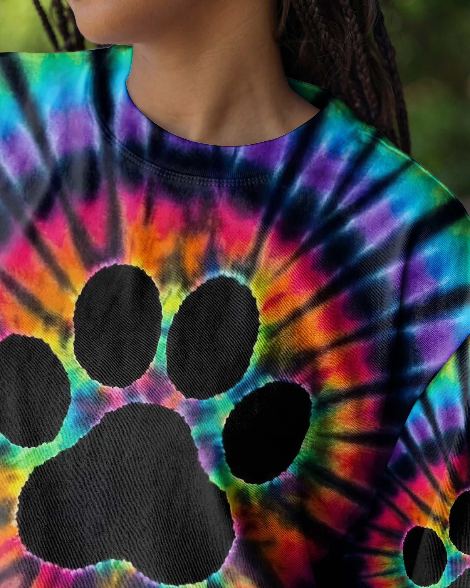 COLORFUL PAW ALL OVER PRINT - TYPQ2502262