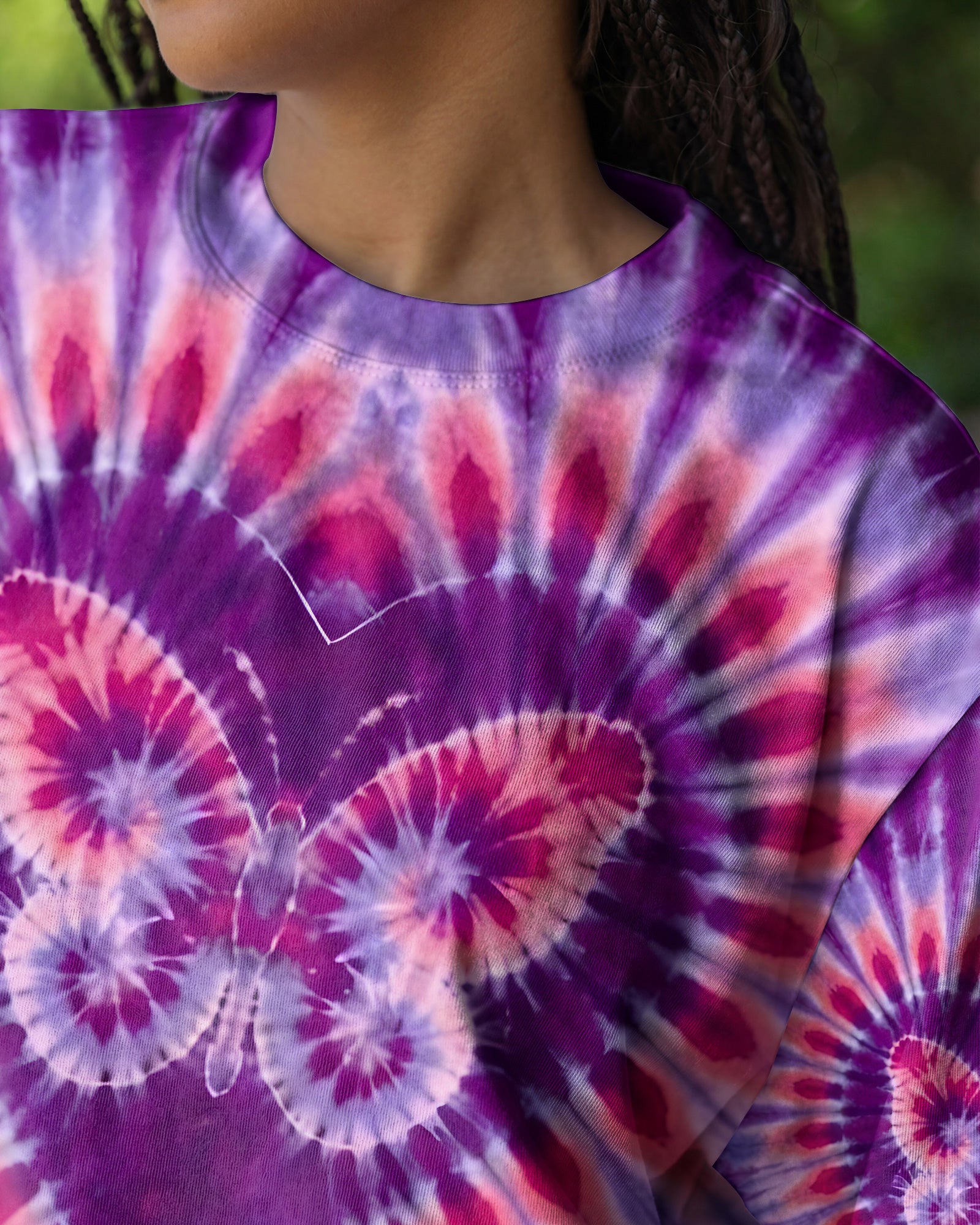 PURPLE BUTTERFLY HEART ALL OVER PRINT - TYQY1603261