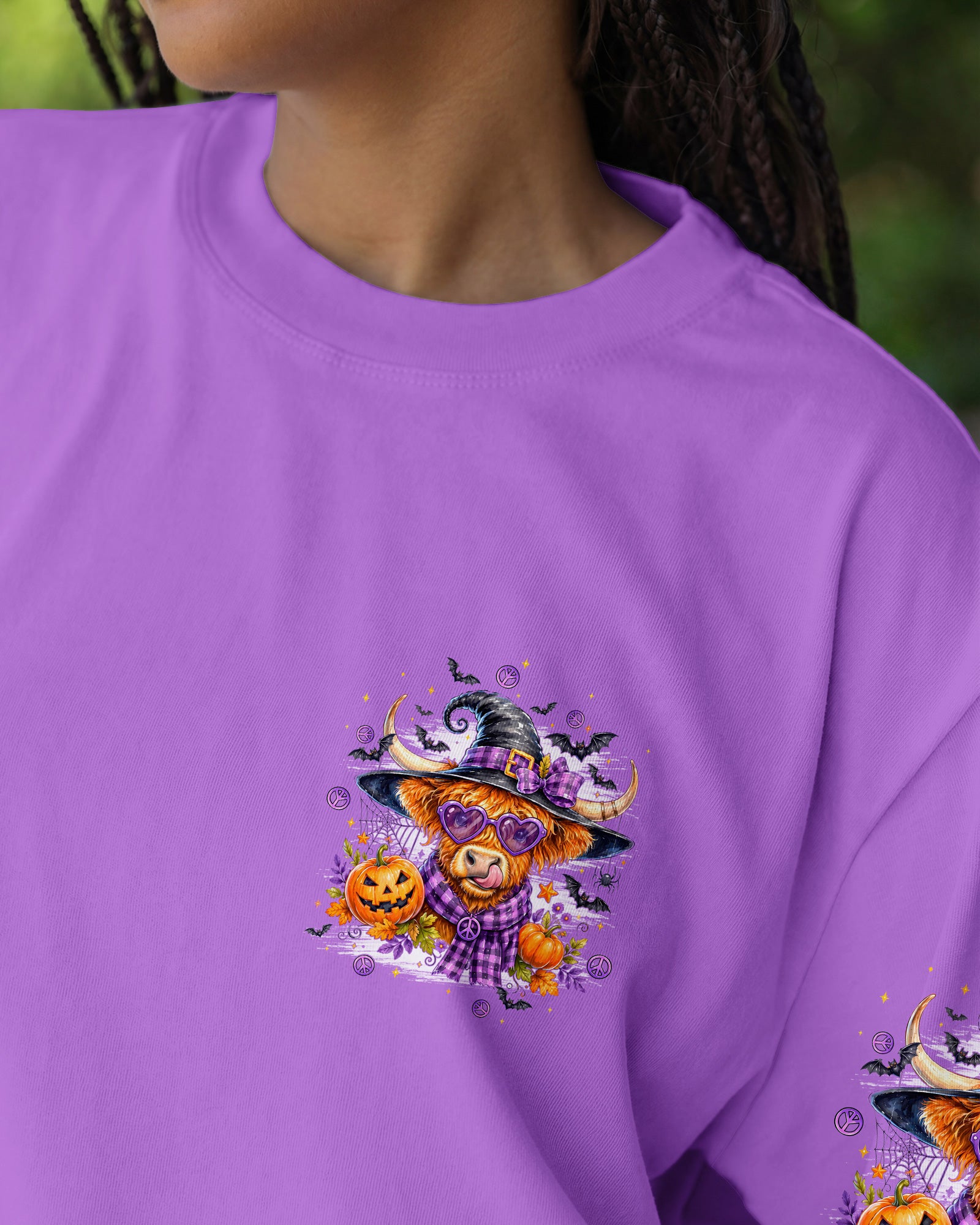 SUCK IT UP BUTTERCUP HALLOWEEN HIGHLAND COW ALL OVER PRINT - TYPQ2007261
