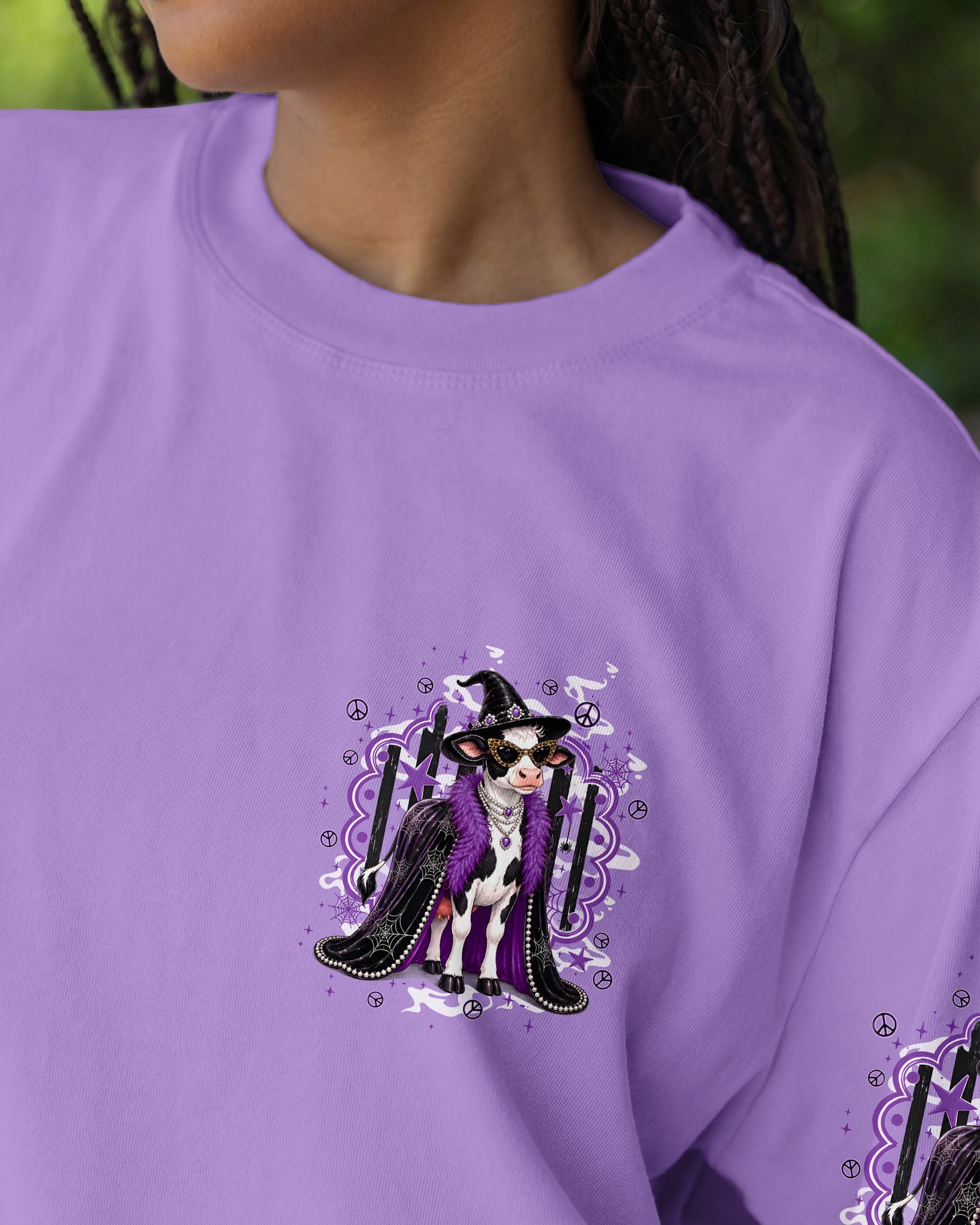 I'M THE CRAZY HEIFER HALLOWEEN COW ALL OVER PRINT - TYPQ1707262