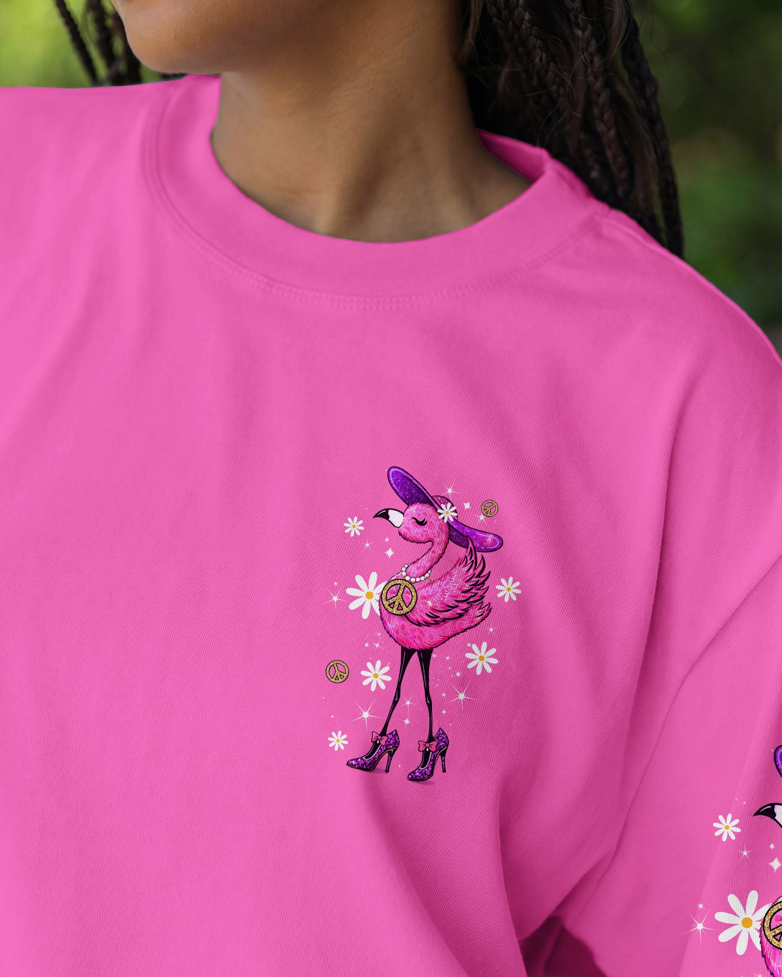 BORN TO STAND OUT FLAMINGO ALL OVER PRINT - TLTW2303261
