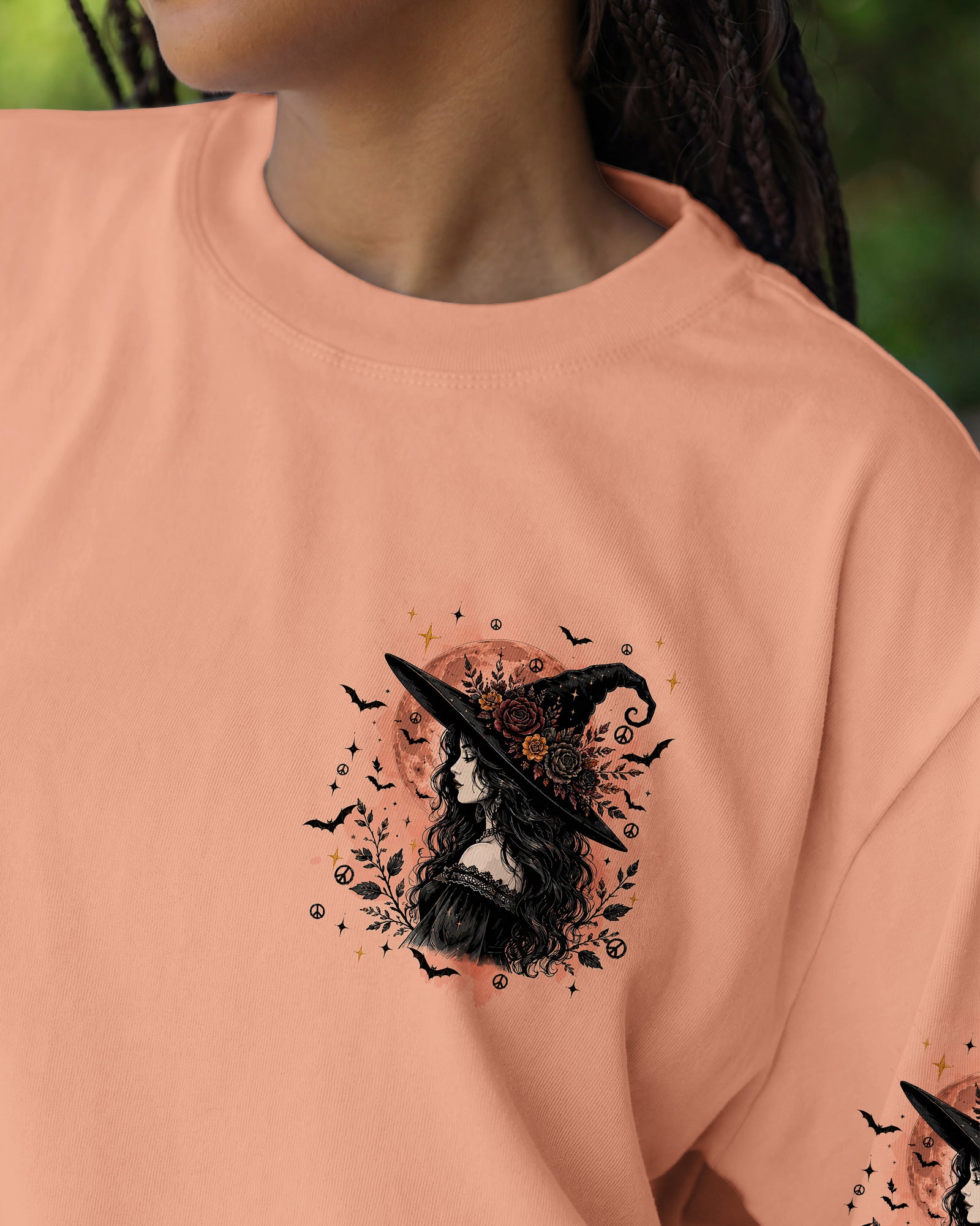 A WEE BIT WICKED HALLOWEEN WITCH ALL OVER PRINT - TYQY2207261
