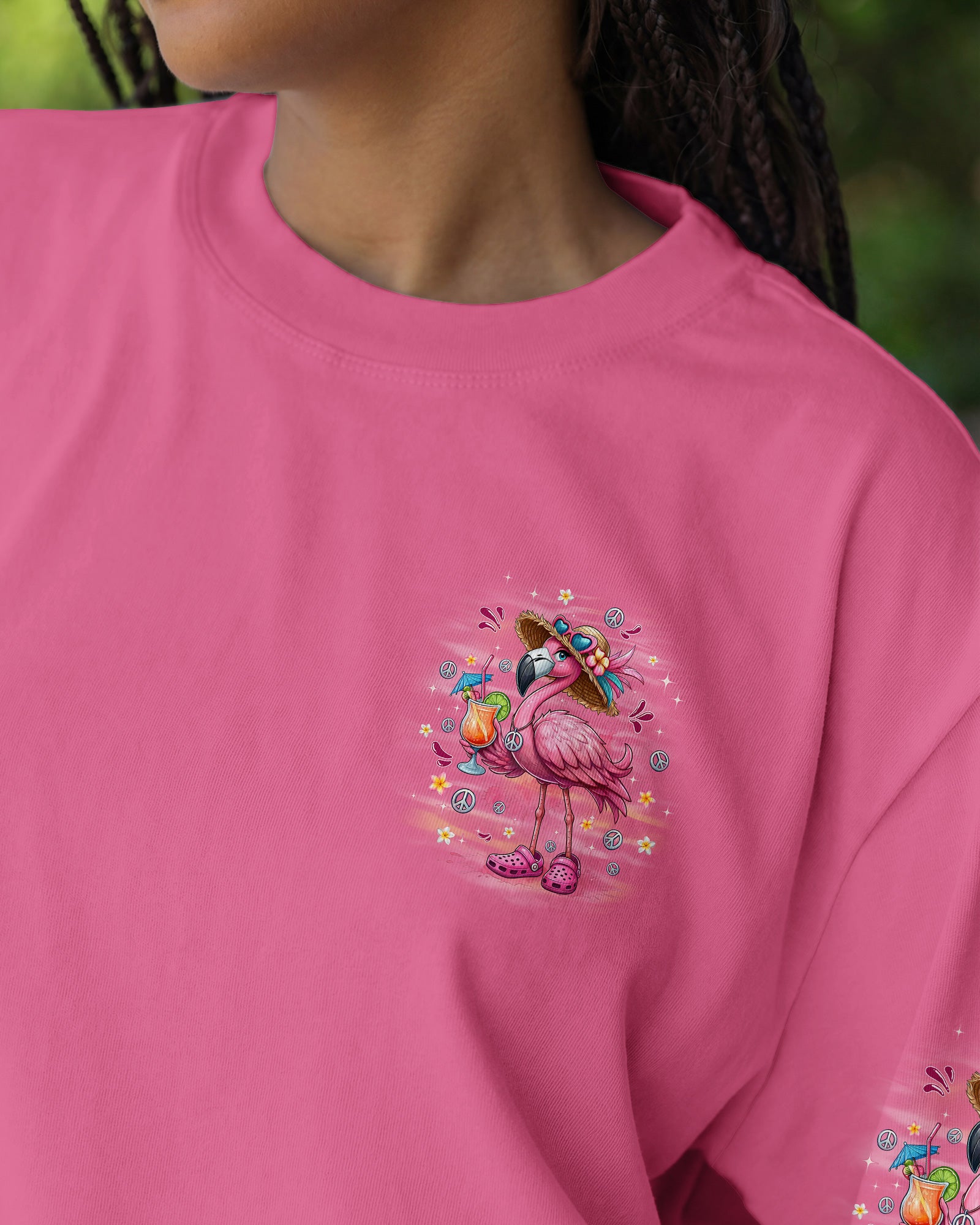 PRETTY IN PINK FLAMINGO ALL OVER PRINT - TYQY3103261