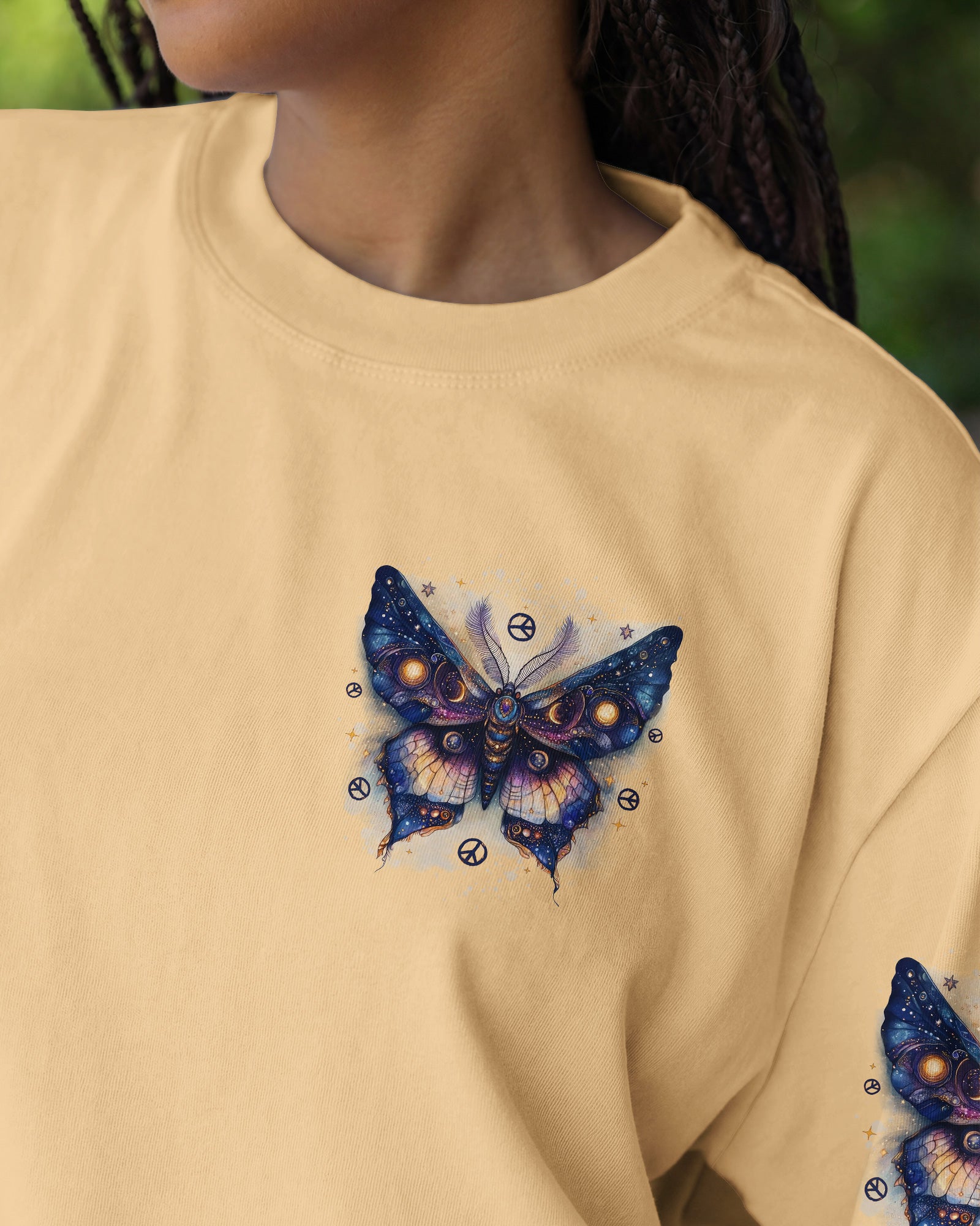 HELLO DARKNESS MY OLD FRIEND BUTTERFLY ALL OVER PRINT - TYTD0302251