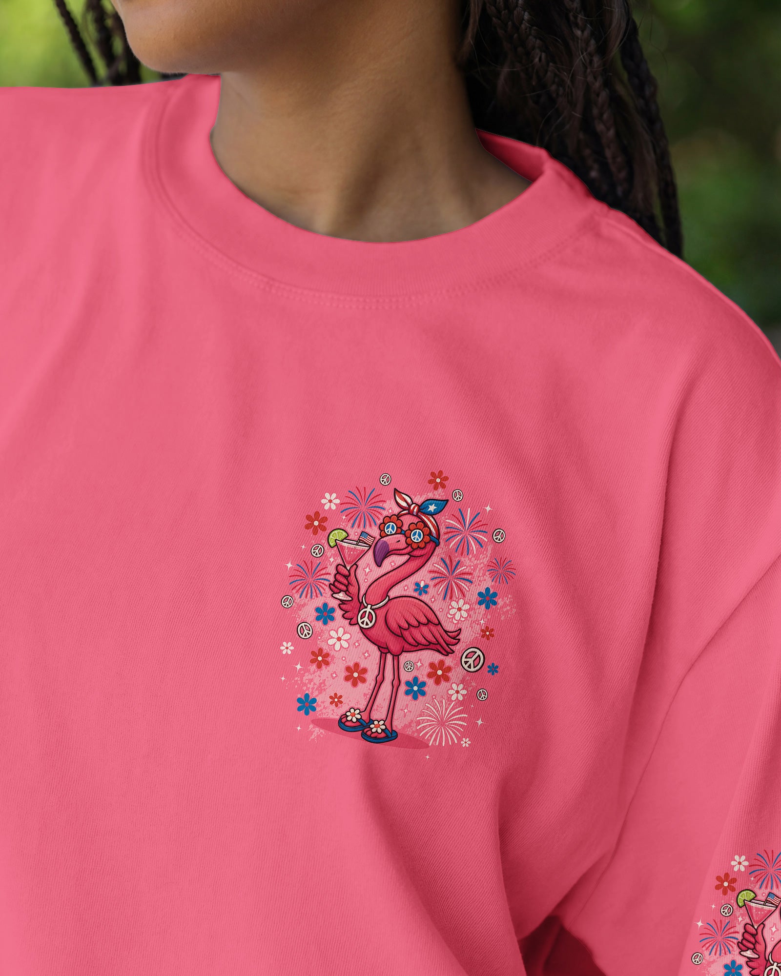PRETTY IN PINK FLAMINGO ALL OVER PRINT - TYQY2703263