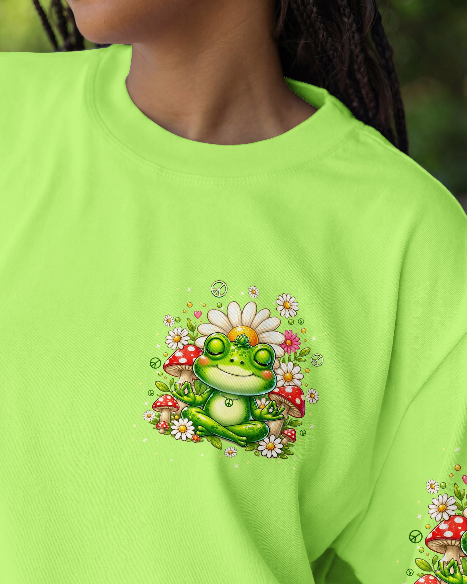 DON'T BE STRESSIN' FROG ALL OVER PRINT - TLTW1307263