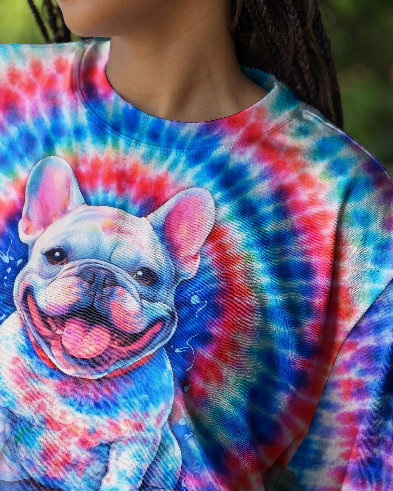 FRENCH BULLDOG SWIRL ALL OVER PRINT - TLNO0903261