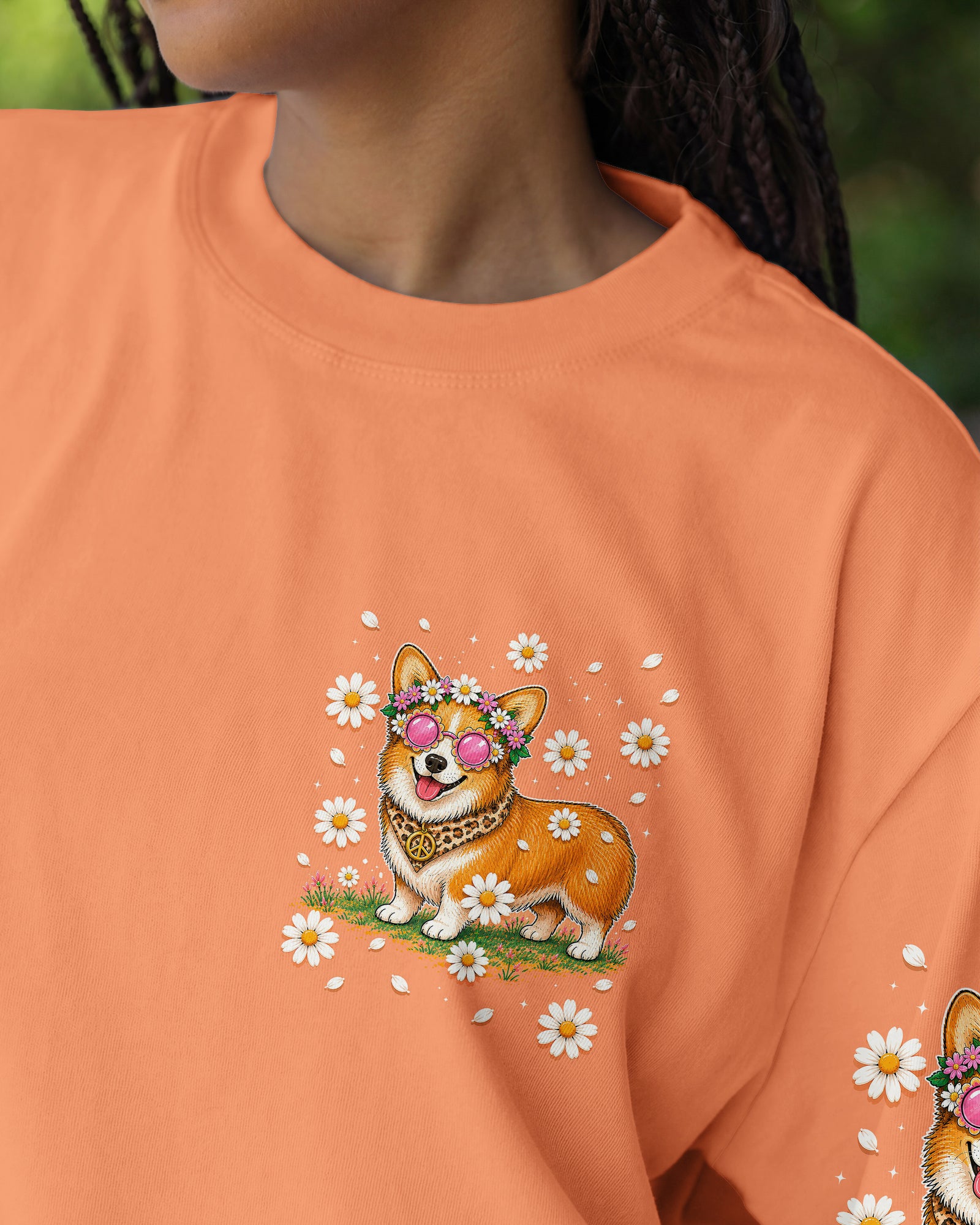 SHORT AND SASSY CORGI DOG ALL OVER PRINT - TLNT0906263