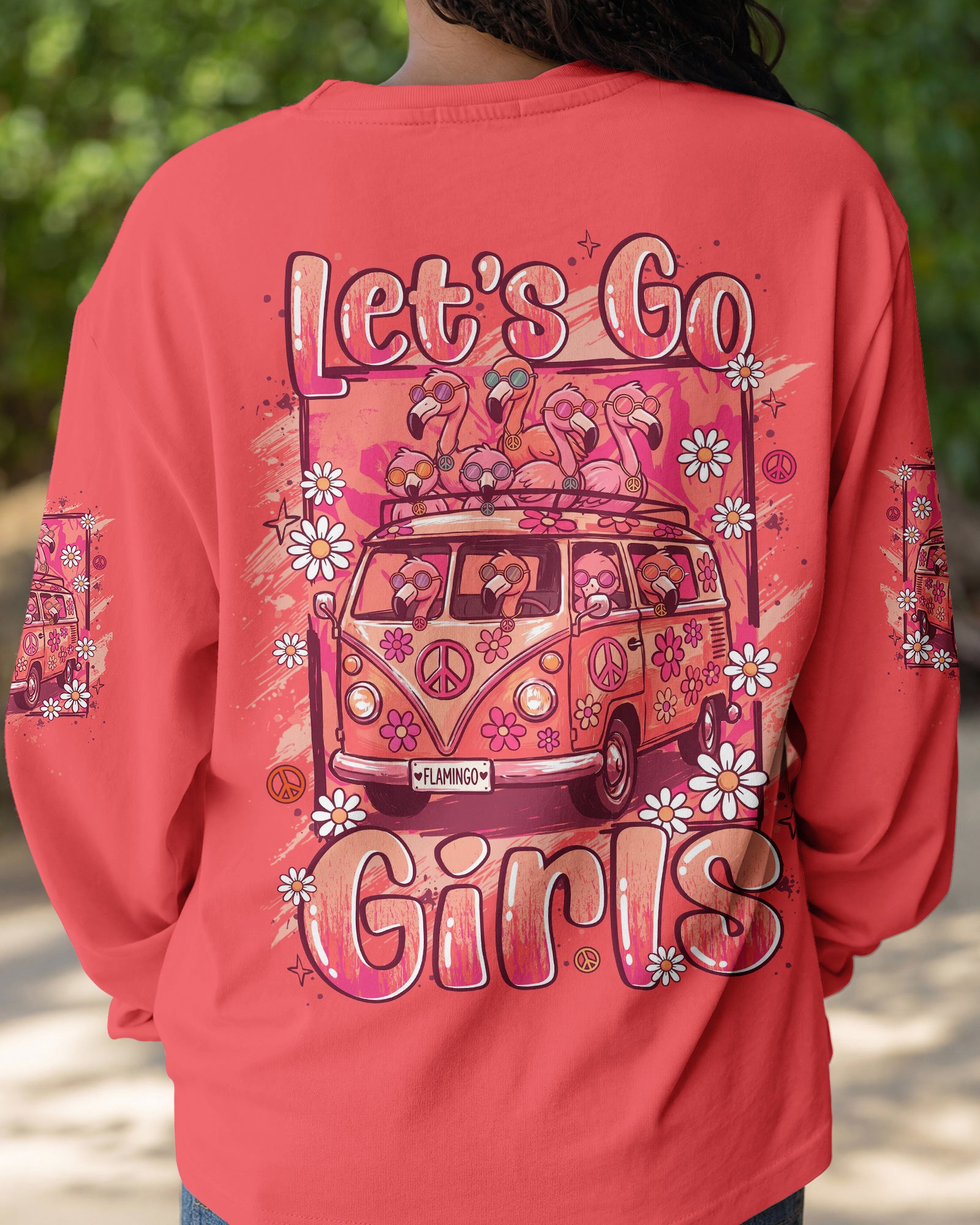 LET'S GO GIRLS FLAMINGO ALL OVER PRINT - TYLN0707263
