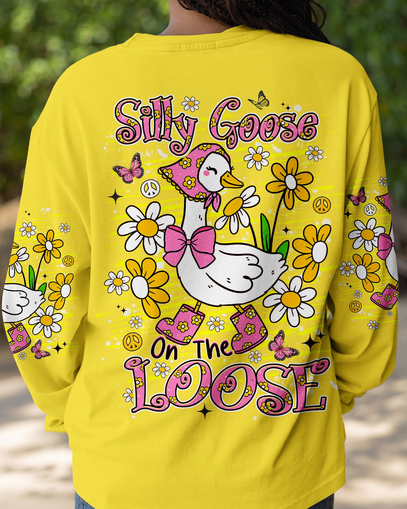 SILLY GOOSE ON THE LOOSE ALL OVER PRINT - TLHN2107263