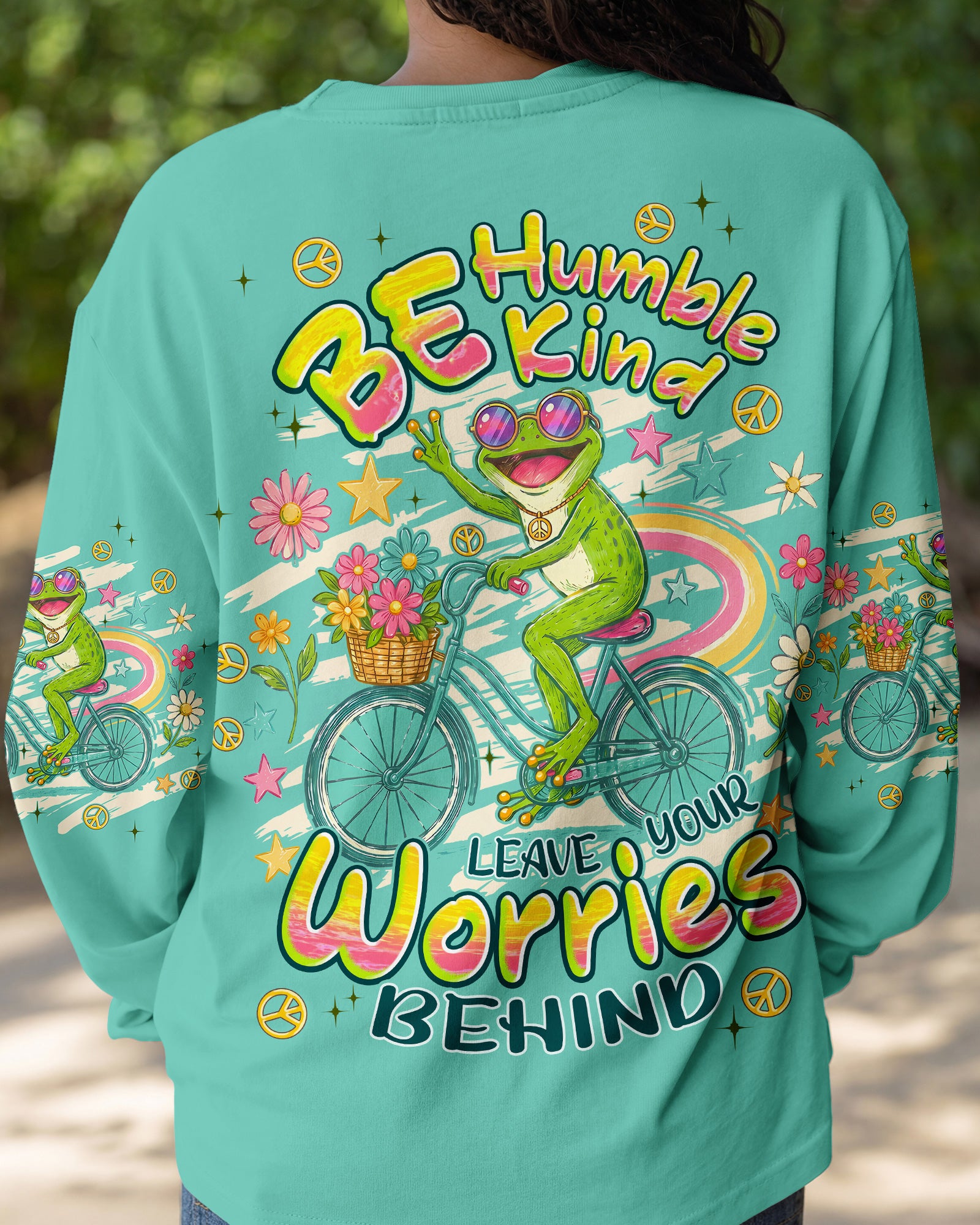 BE HUMBLE BE KIND FROG ALL OVER PRINT - TYPQ0807262
