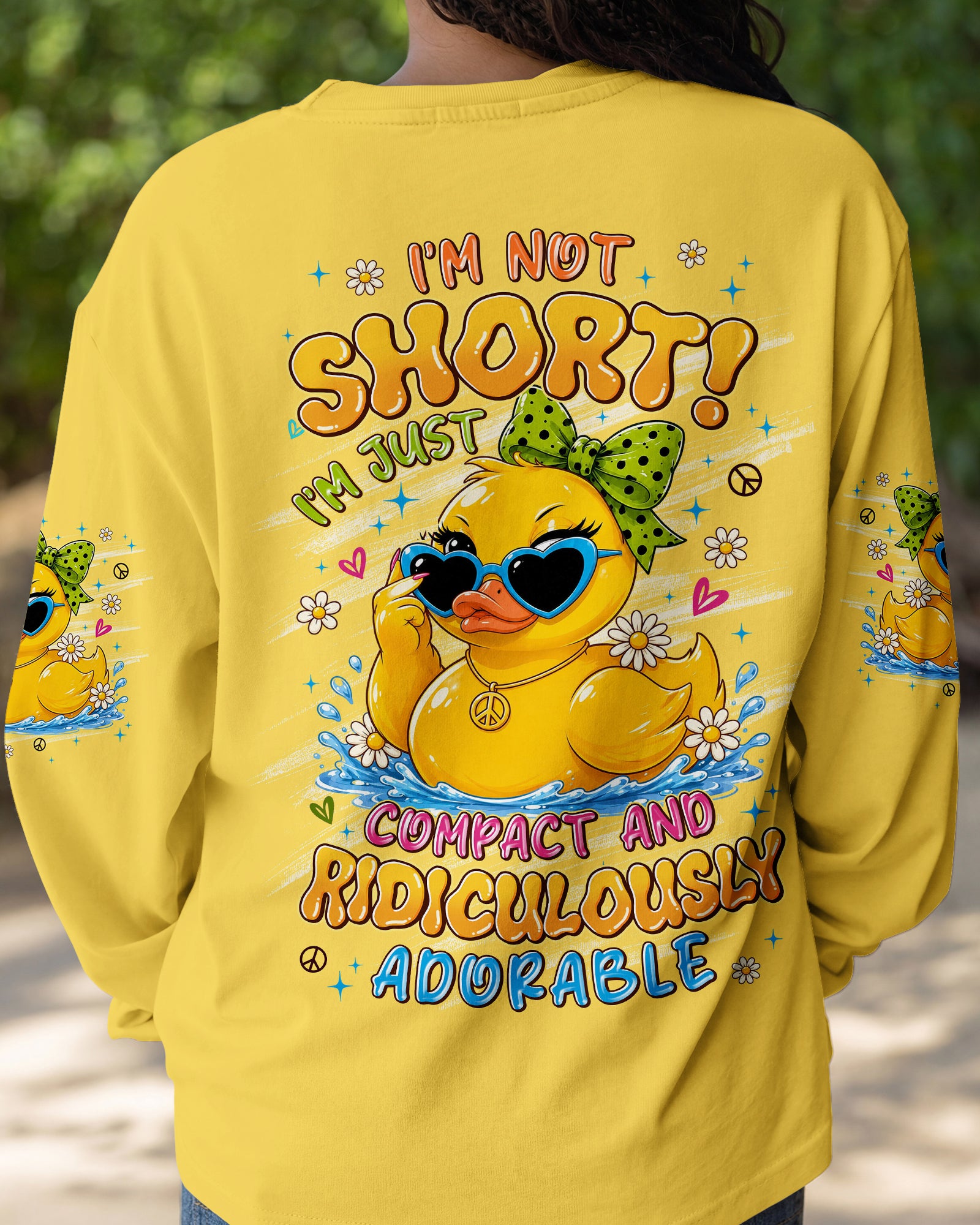 I'M NOT SHORT DUCK ALL OVER PRINT - TYLN1307263