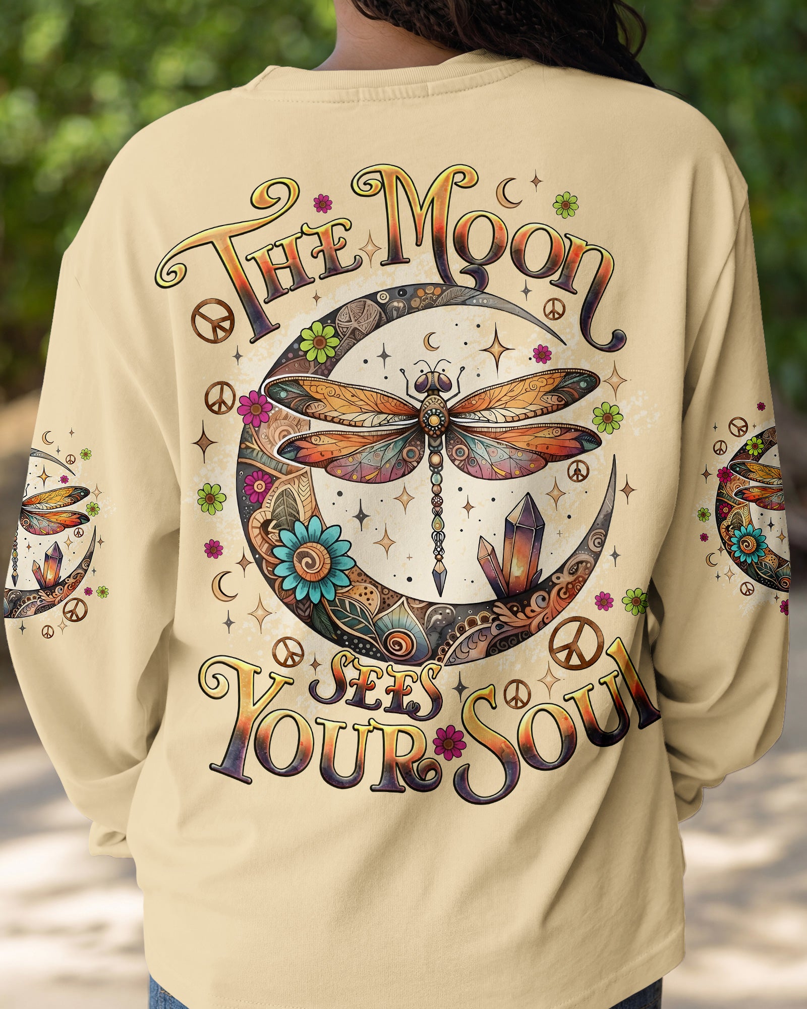 THE MOON SEES YOUR SOUL DRAGONFLY ALL OVER PRINT - TYQY0402261