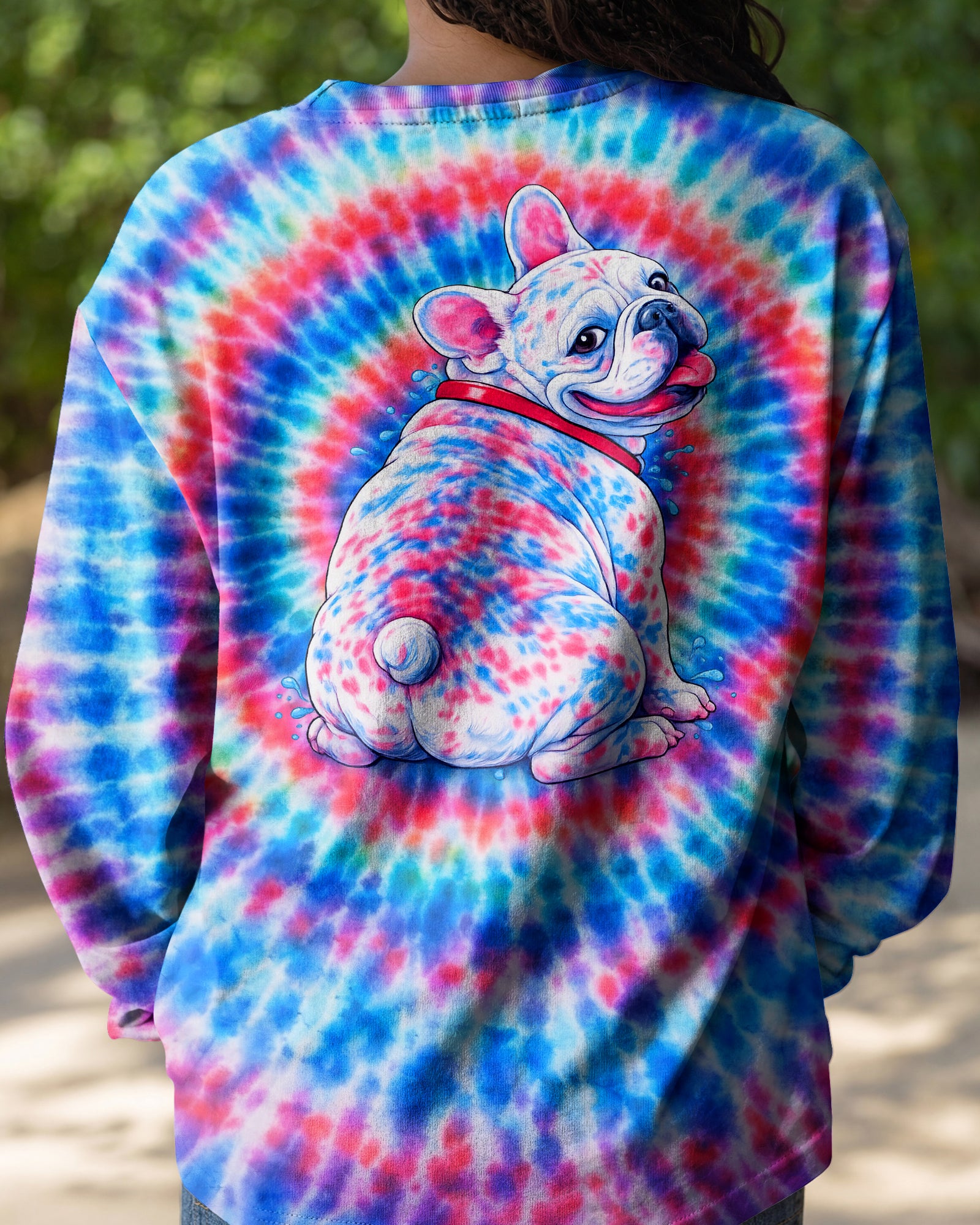 FRENCH BULLDOG SWIRL ALL OVER PRINT - TLNO0903261