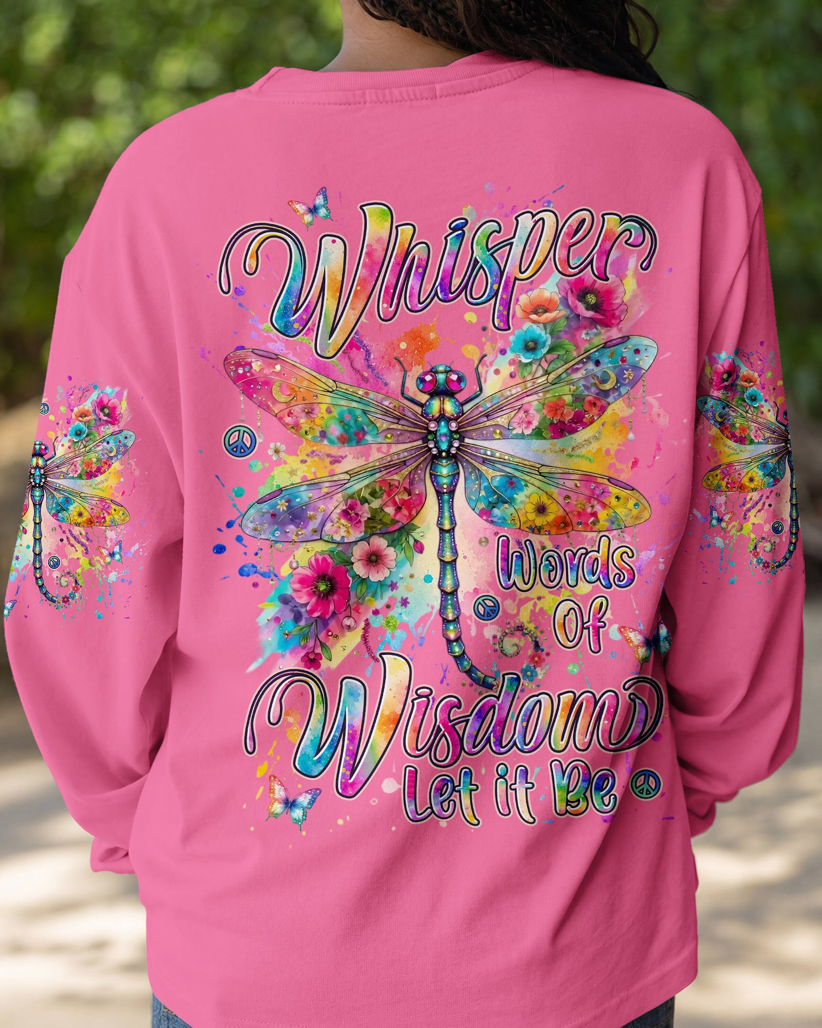WHISPER WORDS OF WISDOM LET IT BE DRAGONFLY ALL OVER PRINT - TYLN0406263