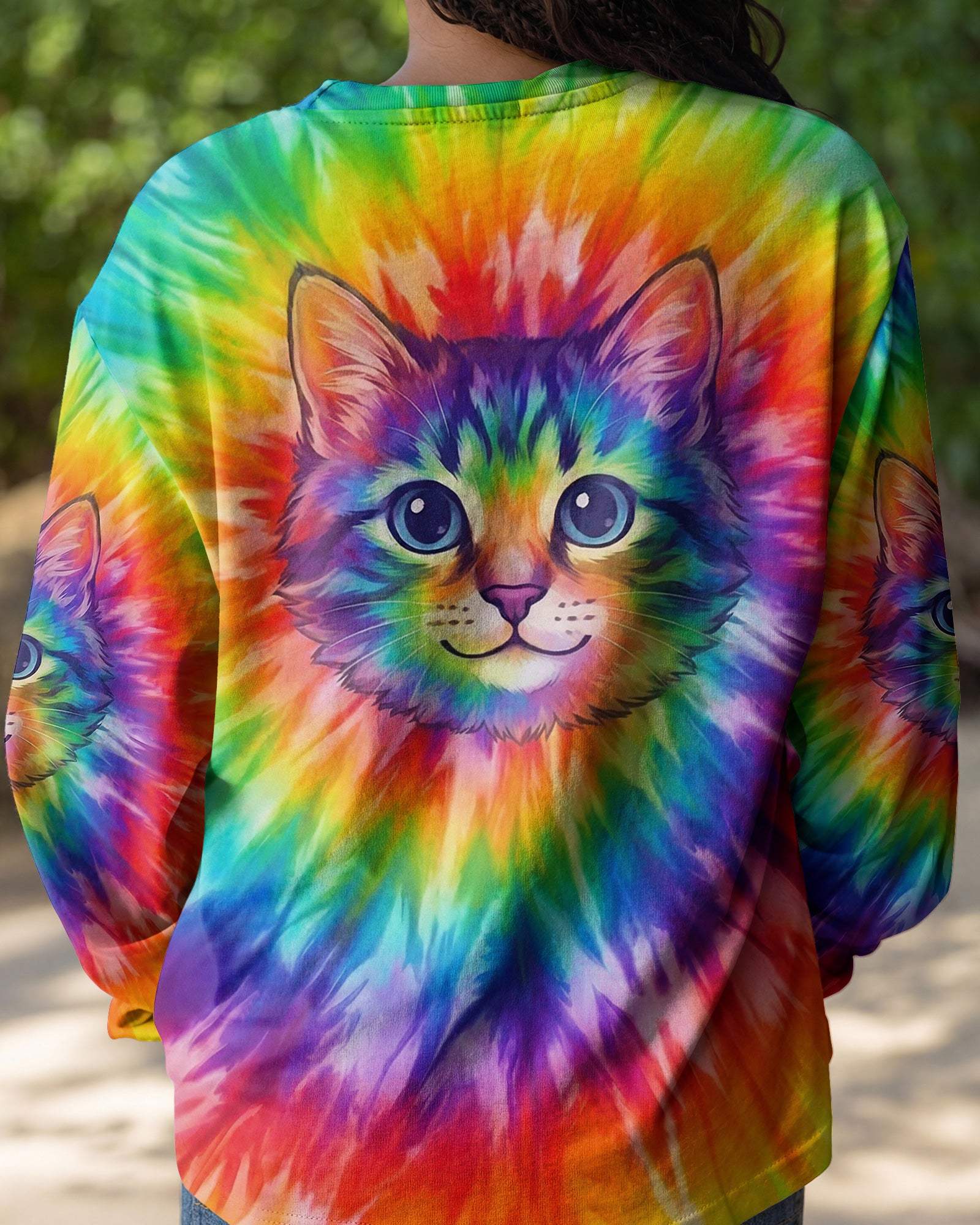 COLORFUL CAT SPIRIT ALL OVER PRINT - TYPQ2602261
