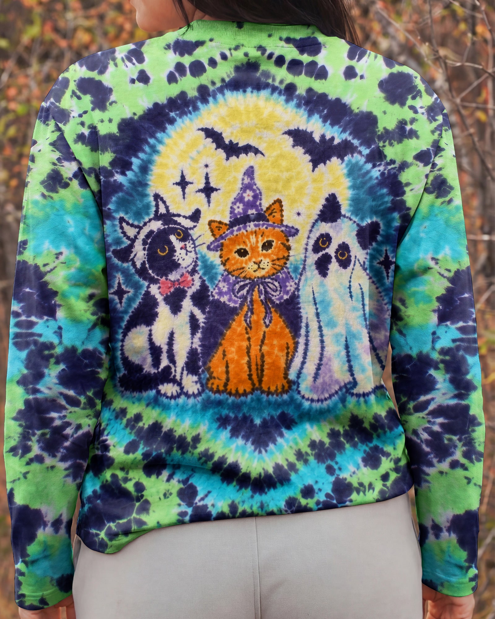 WITCHY KITTY GHOST FRIENDS ALL OVER PRINT – RI0508263