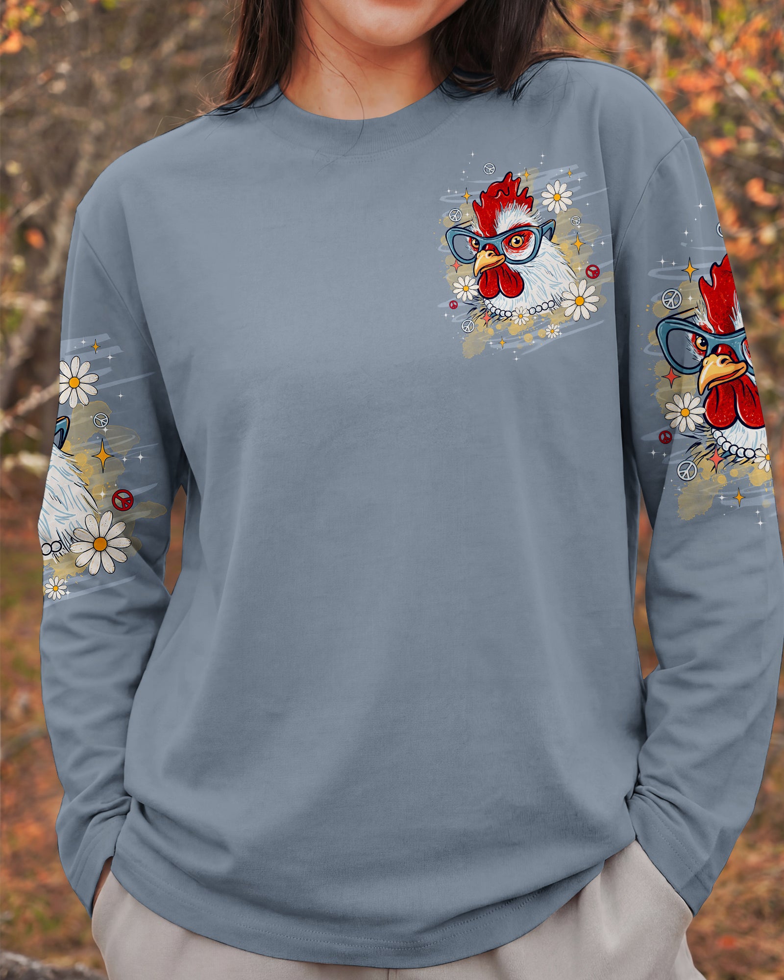 AGING MAY HAVE SLOWED ME DOWN CHICKEN ALL OVER PRINT  - TLTW0906264