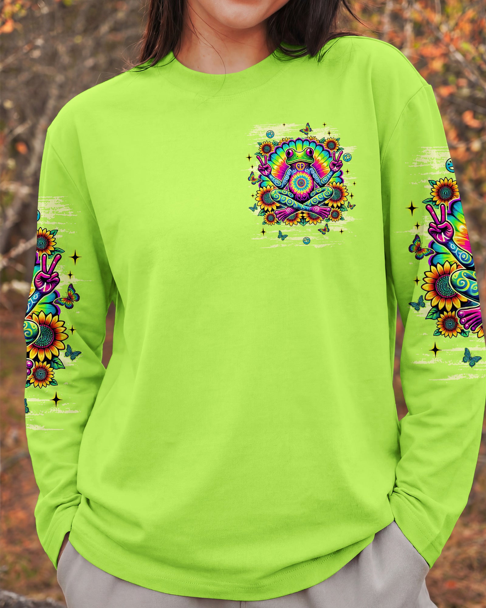 WHISPER WORDS OF WISDOM LET IT BE FROG ALL OVER PRINT   - TLNT2403263