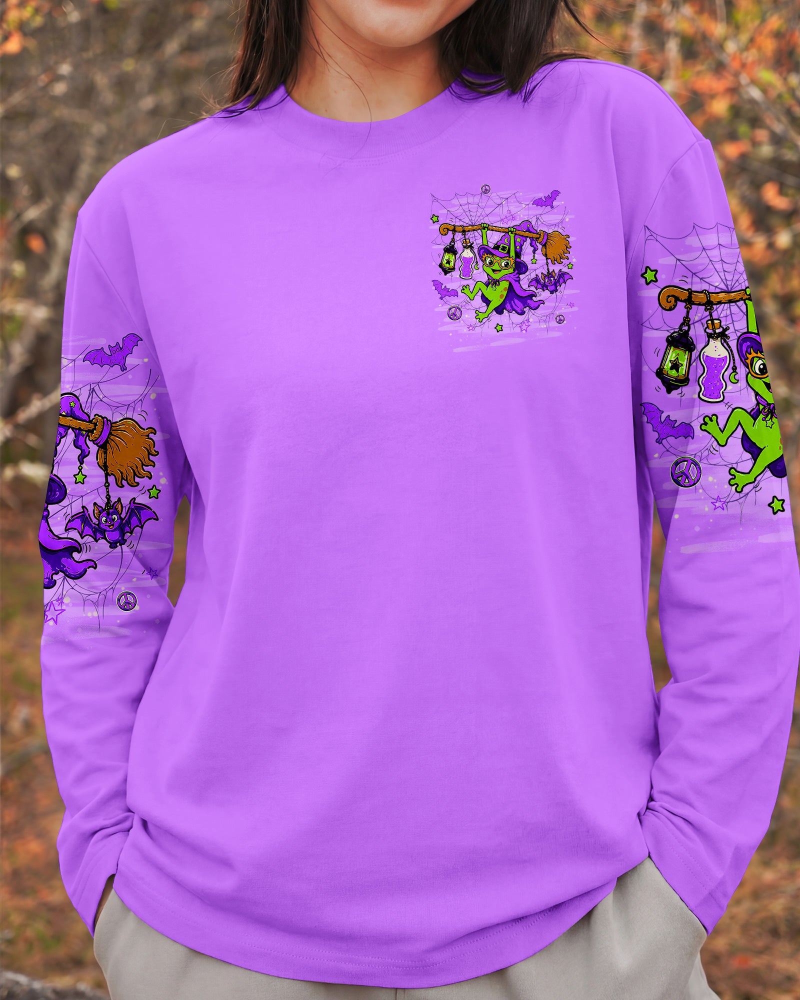 TAD BIT WICKED FROG HALLOWEEN ALL OVER PRINT - TLHN2407263