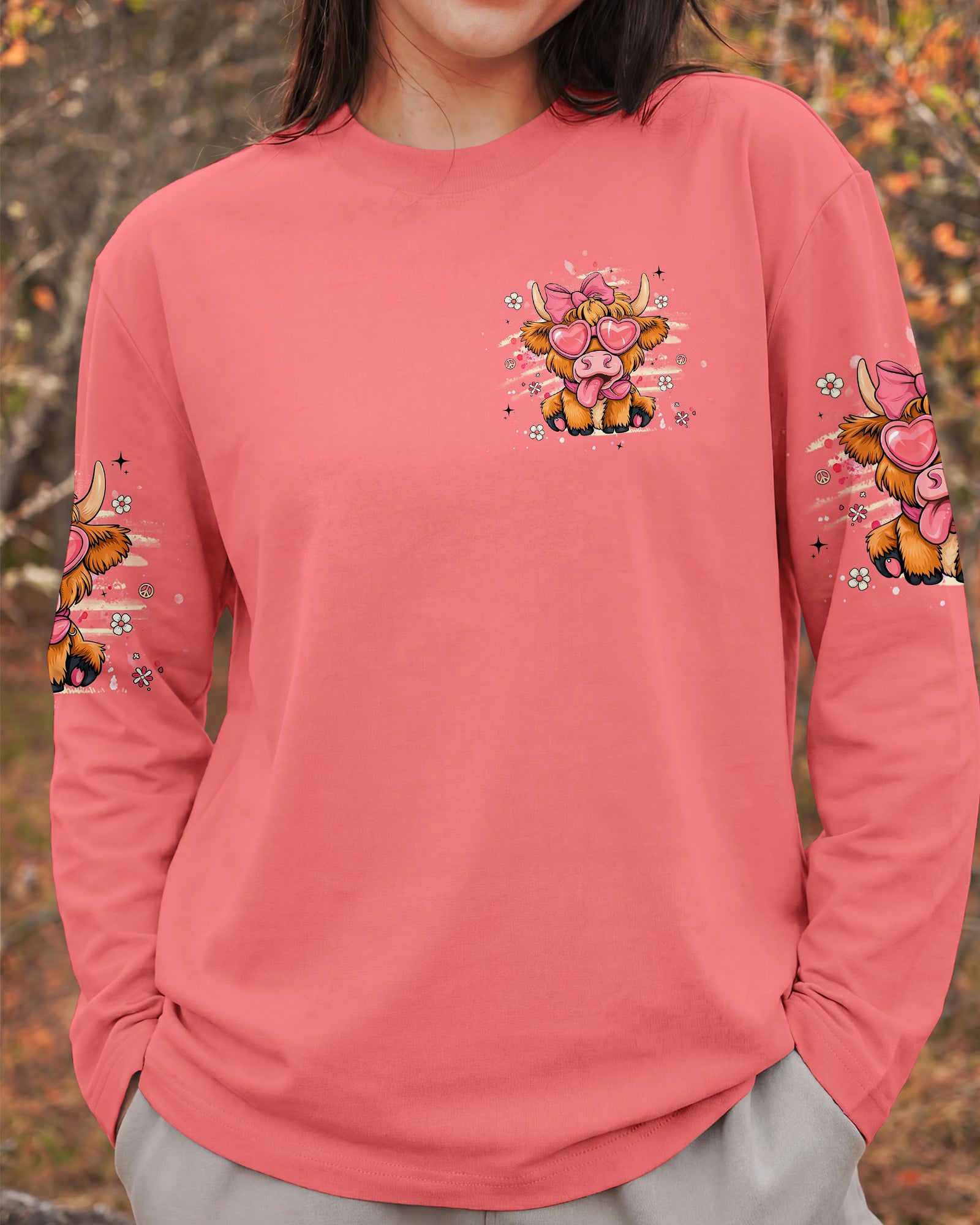 APPARENTLY I HAVE AN ATTITUDE WHO KNEW COW ALL OVER PRINT - TLHG0603262