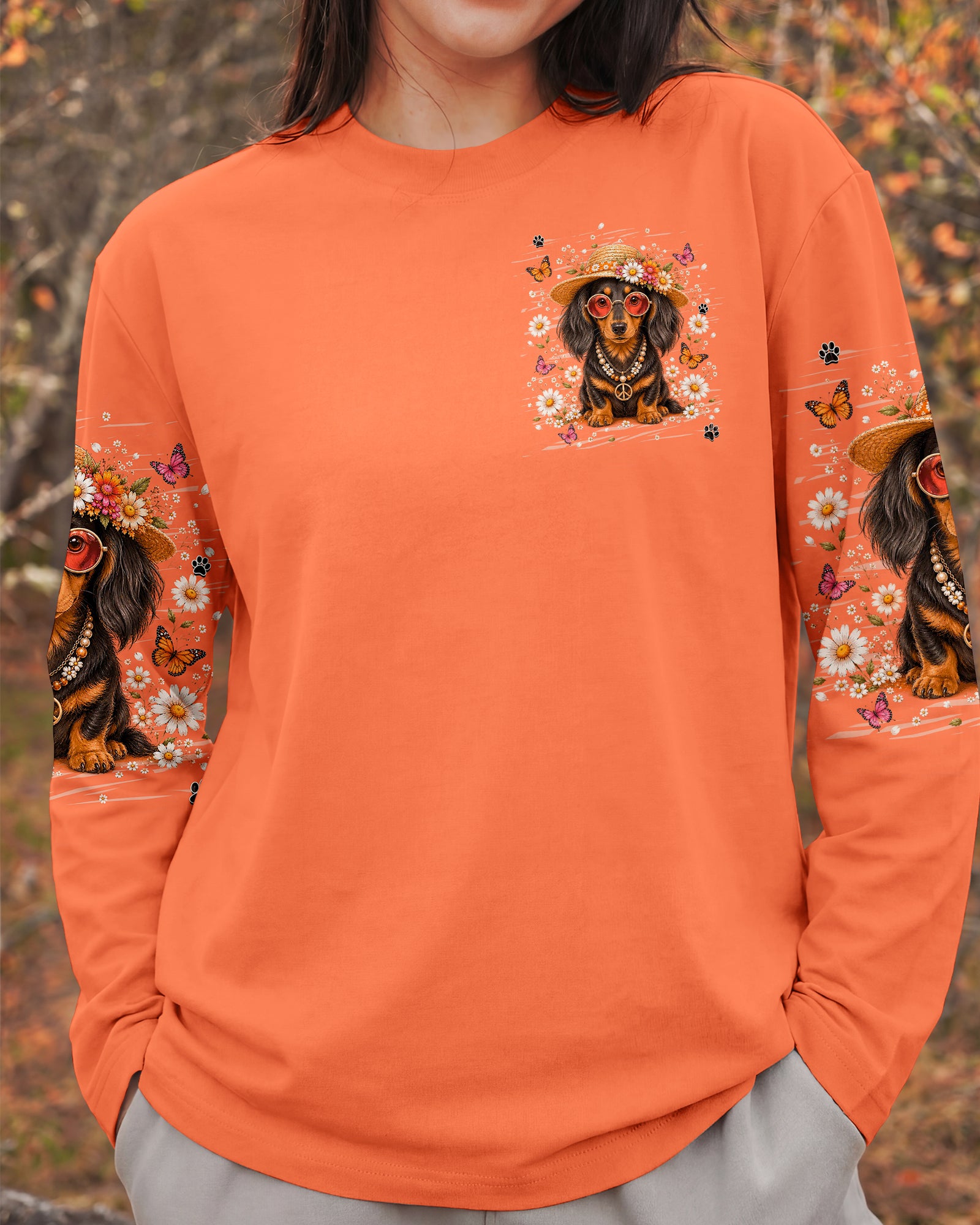 SUCK IT UP BUTTERCUP DACHSHUND DOG ALL OVER PRINT - TLHN2805262