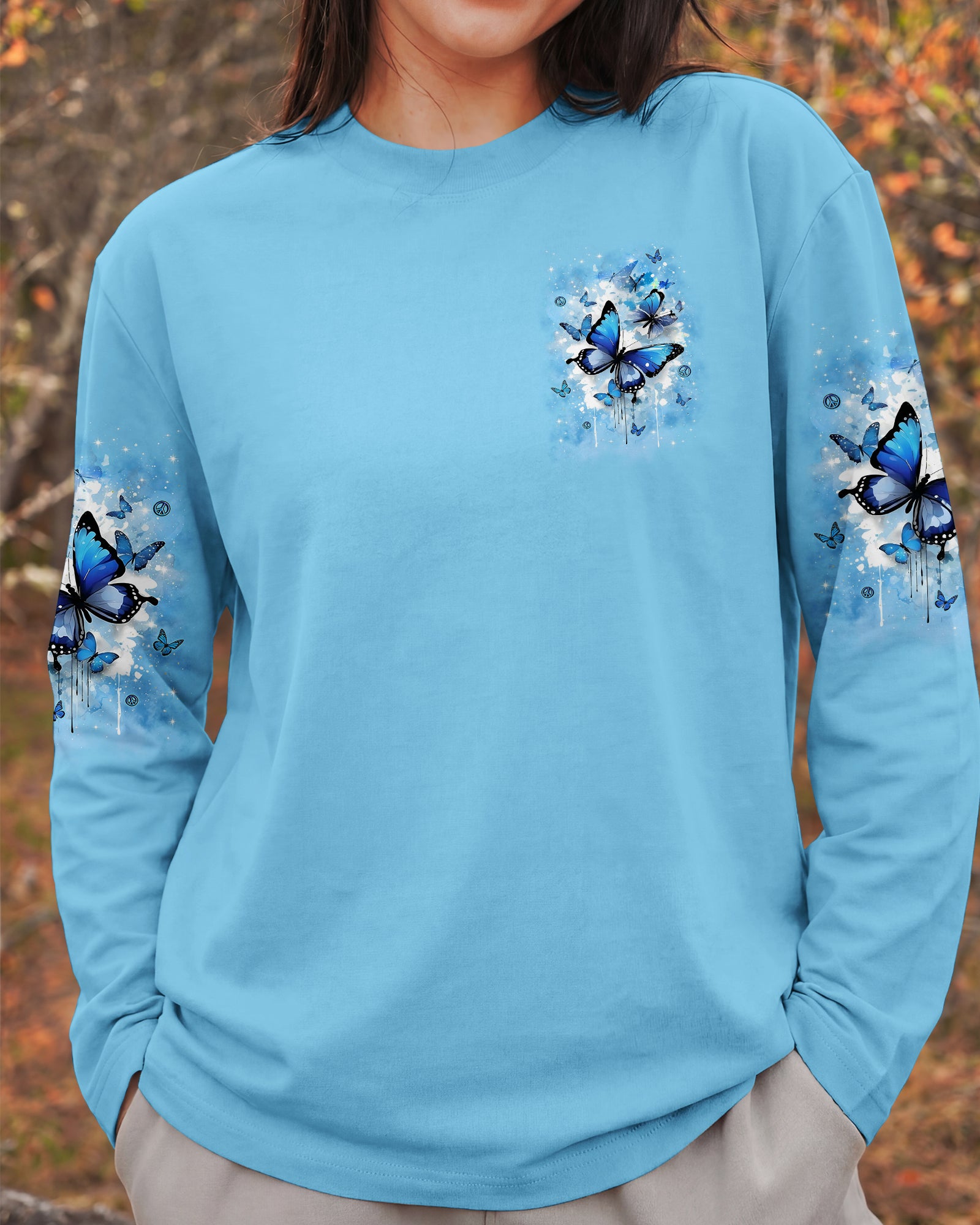 KINDNESS IS FREE SPRINKLE IT EVERYWHERE BUTTERFLIES ALL OVER PRINT - TYLN0403261