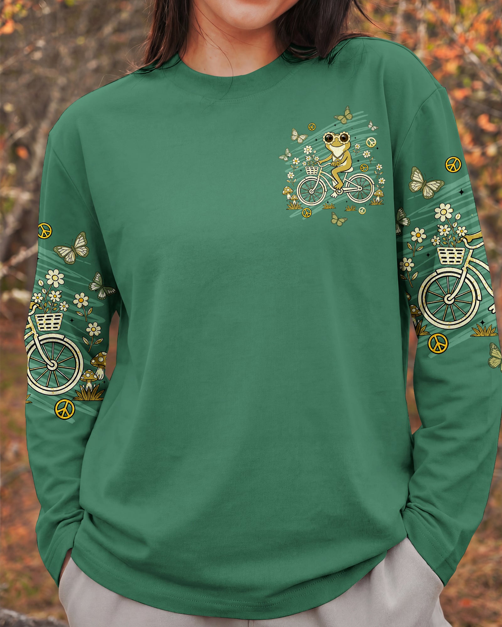 BE HUMBLE BE KIND FROG ALL OVER PRINT - TLNT1307263