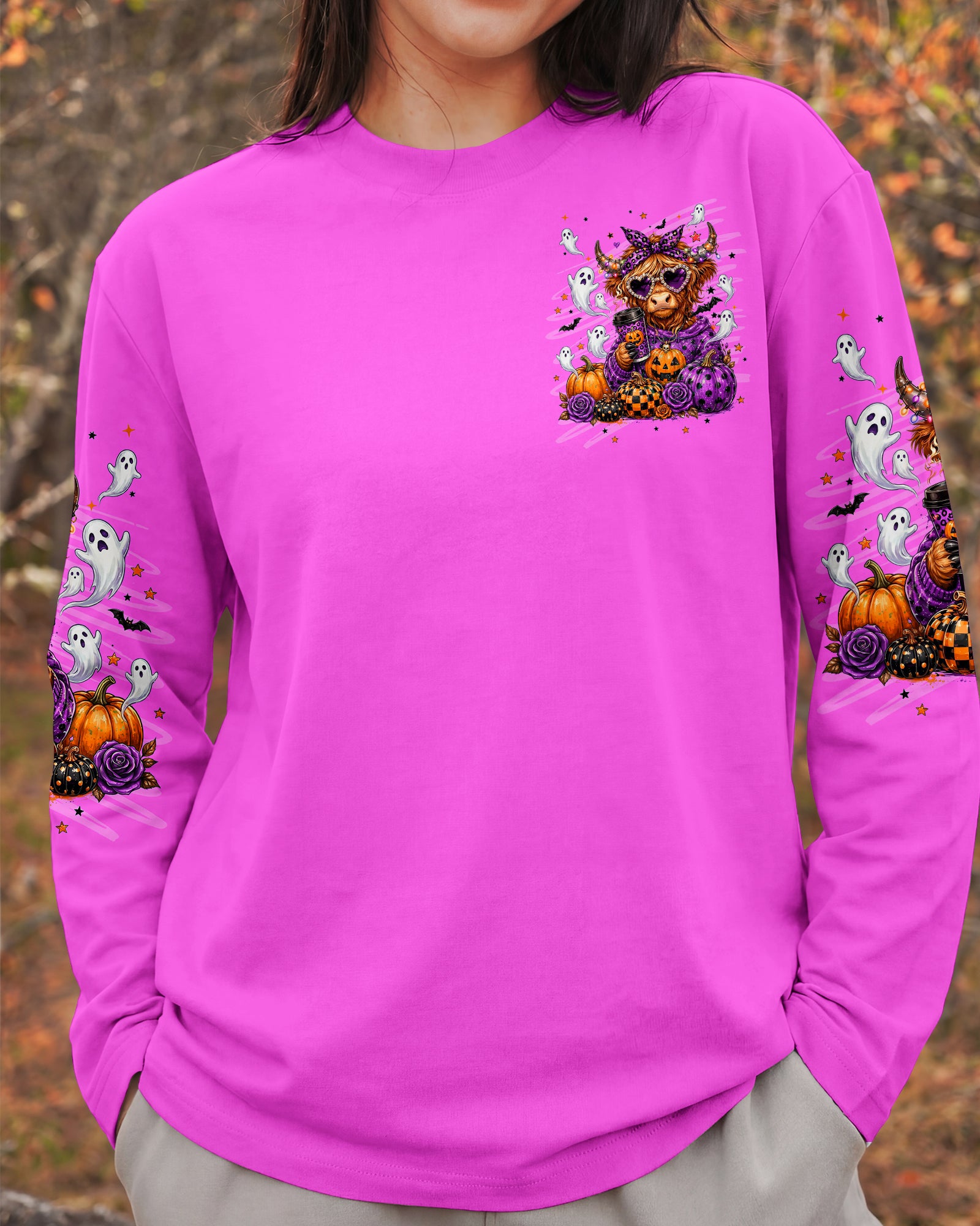 SUCK IT UP BUTTERCUP HIGHLAND COW HALLOWEEN ALL OVER PRINT  - TLNT2207261