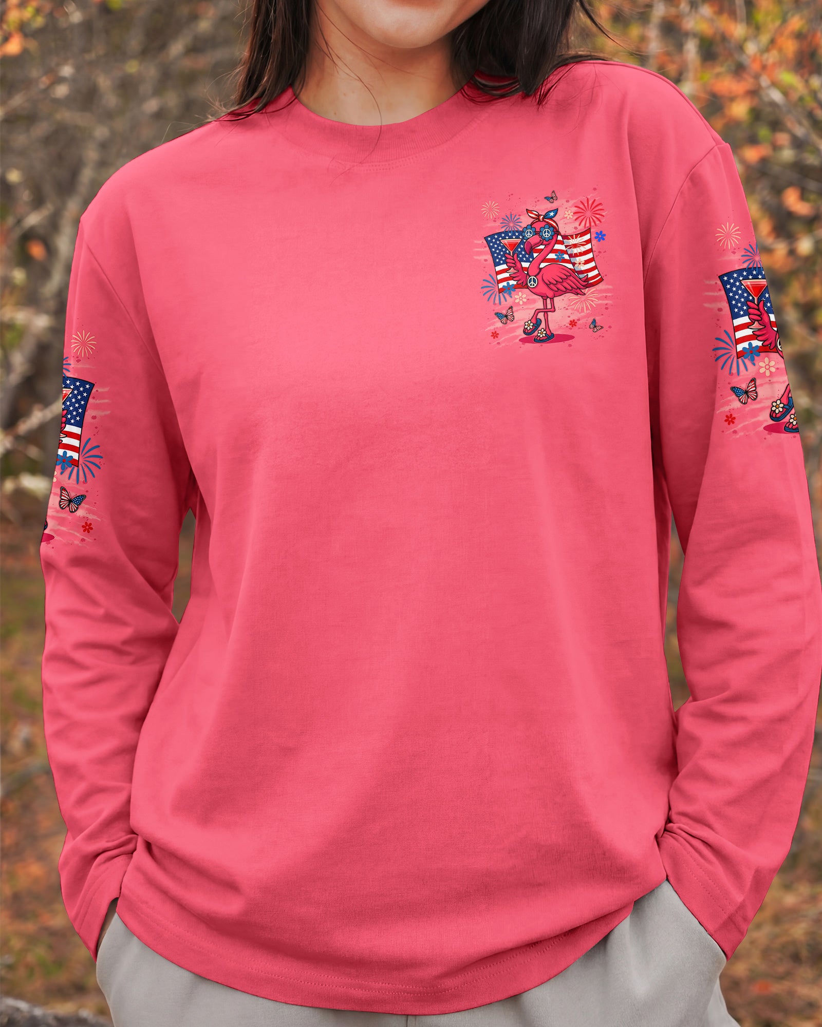 PRETTY IN PINK FLAMINGO ALL OVER PRINT - TYLN3003262