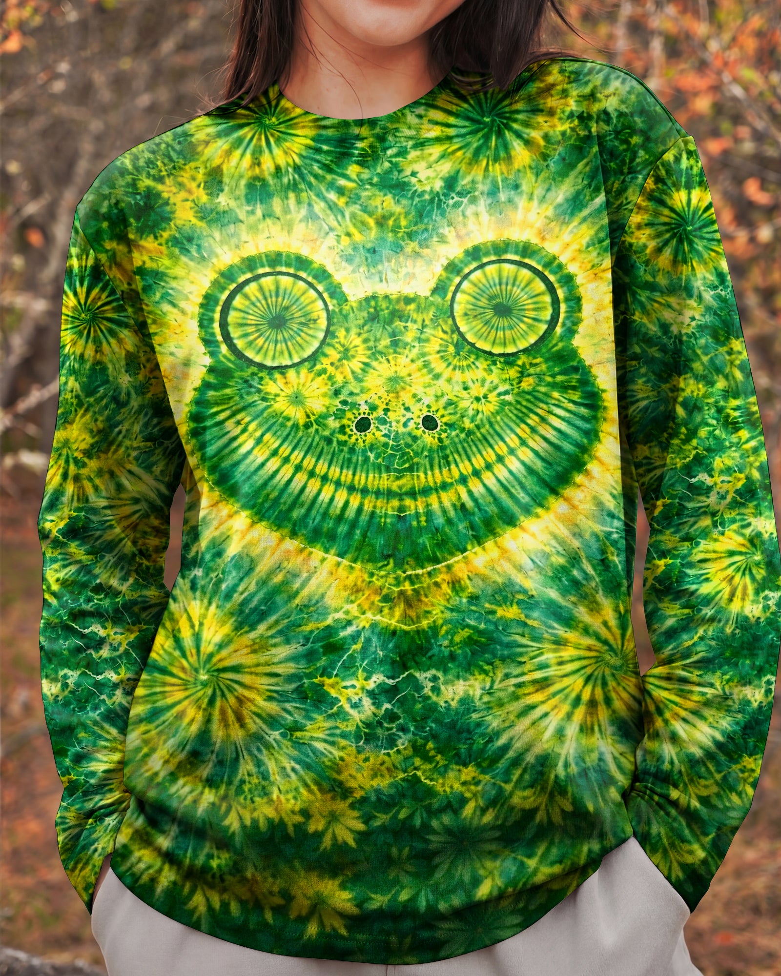 HIPPIE FROG SWIRL ALL OVER PRINT - TLHG2303262