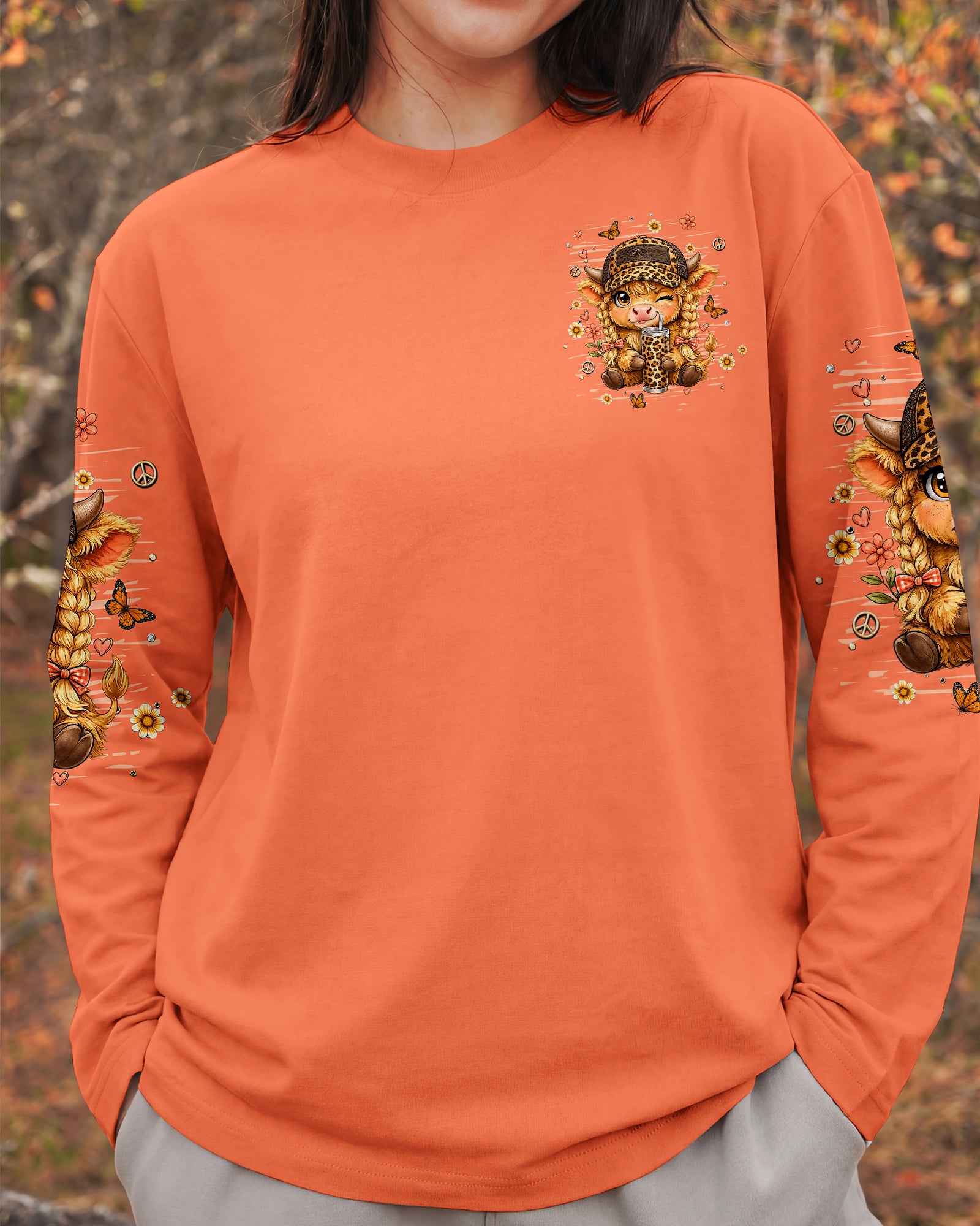 SUCK IT UP BUTTERCUP COW ALL OVER PRINT  - TLHN0906261