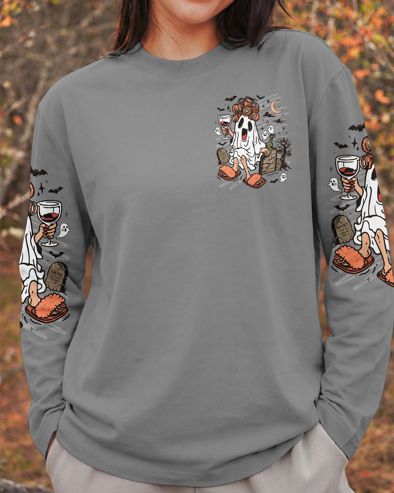 HAUNT MESS SPOOKY BOO HALLOWEEN ALL OVER PRINT  - TLNT1707263