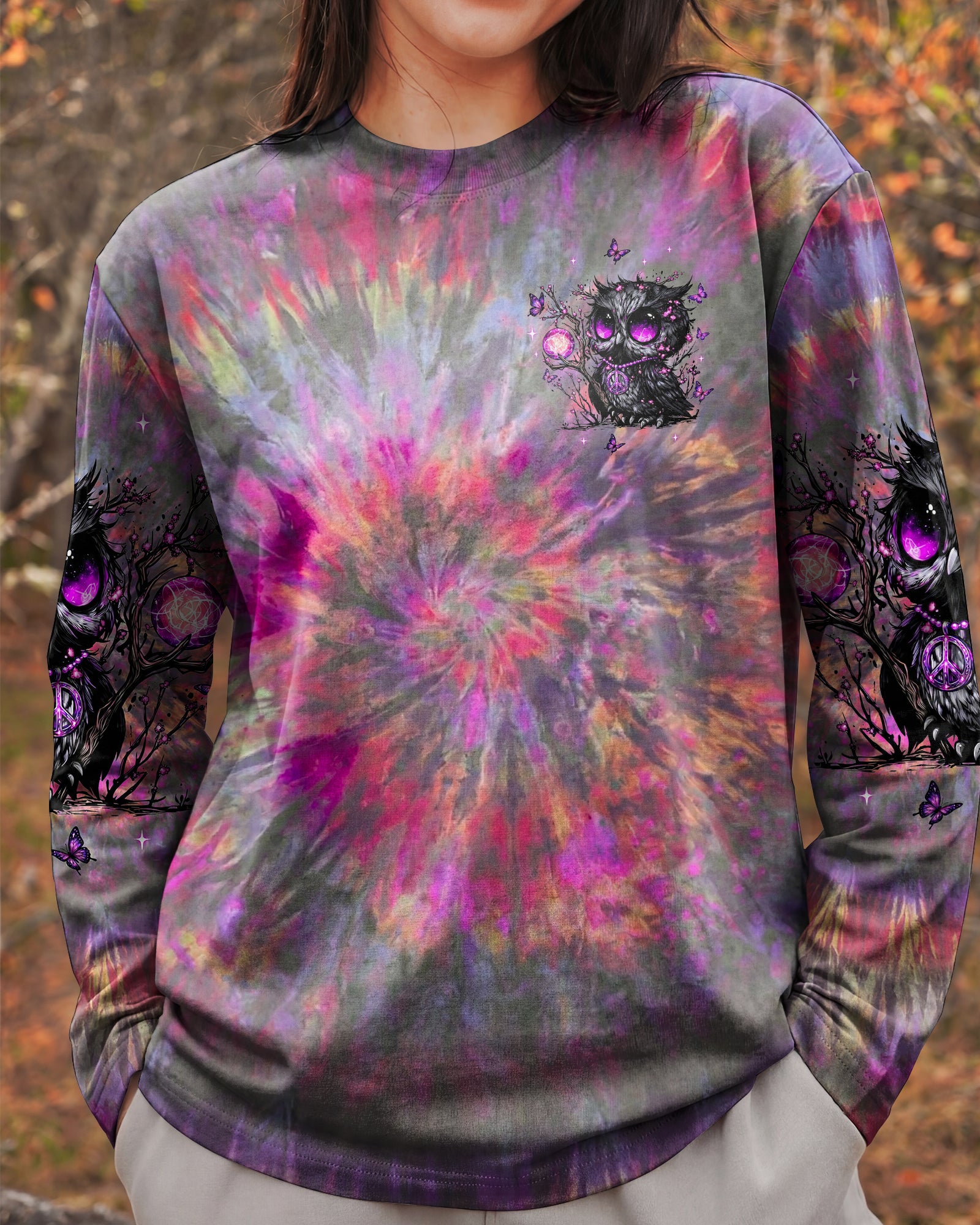 HELLO DARKNESS MY OLD FRIEND OWL ALL OVER PRINT - TLNT2901261